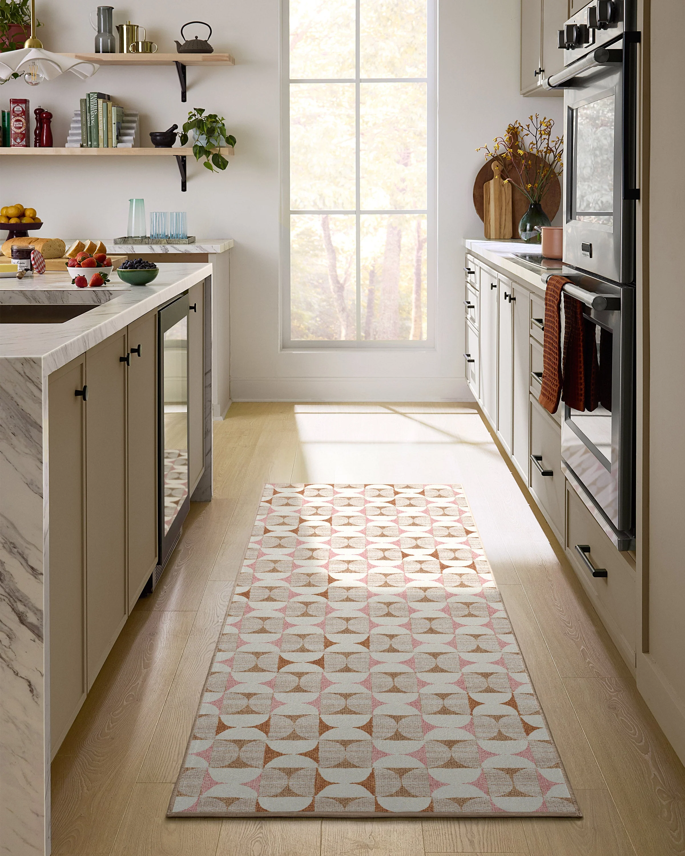Orana Soft Pink & Natural Rug - Image 4
