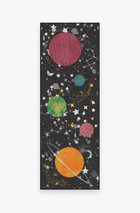 Outer Space Black Flatwoven Rug - Image 10