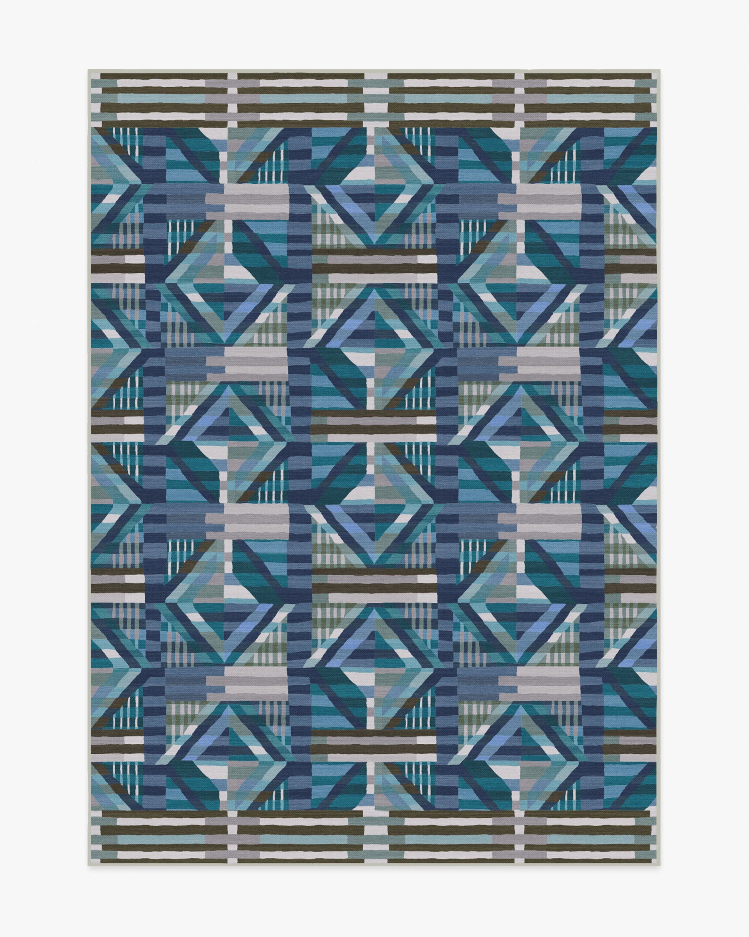 Paloma Blue Outdoor Rug