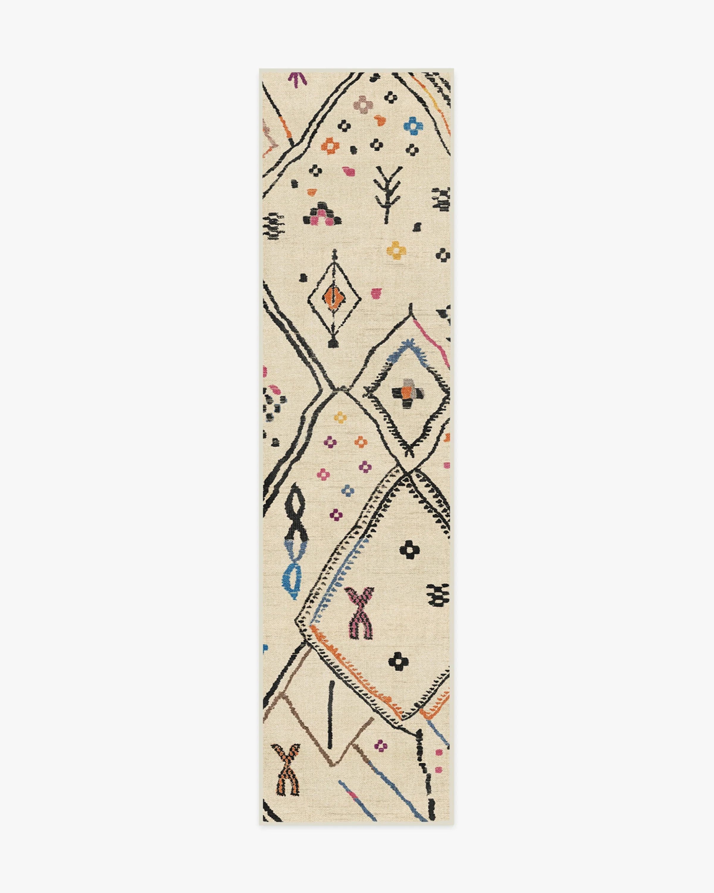 Pamir Ivory Multicolour Rug - Image 14