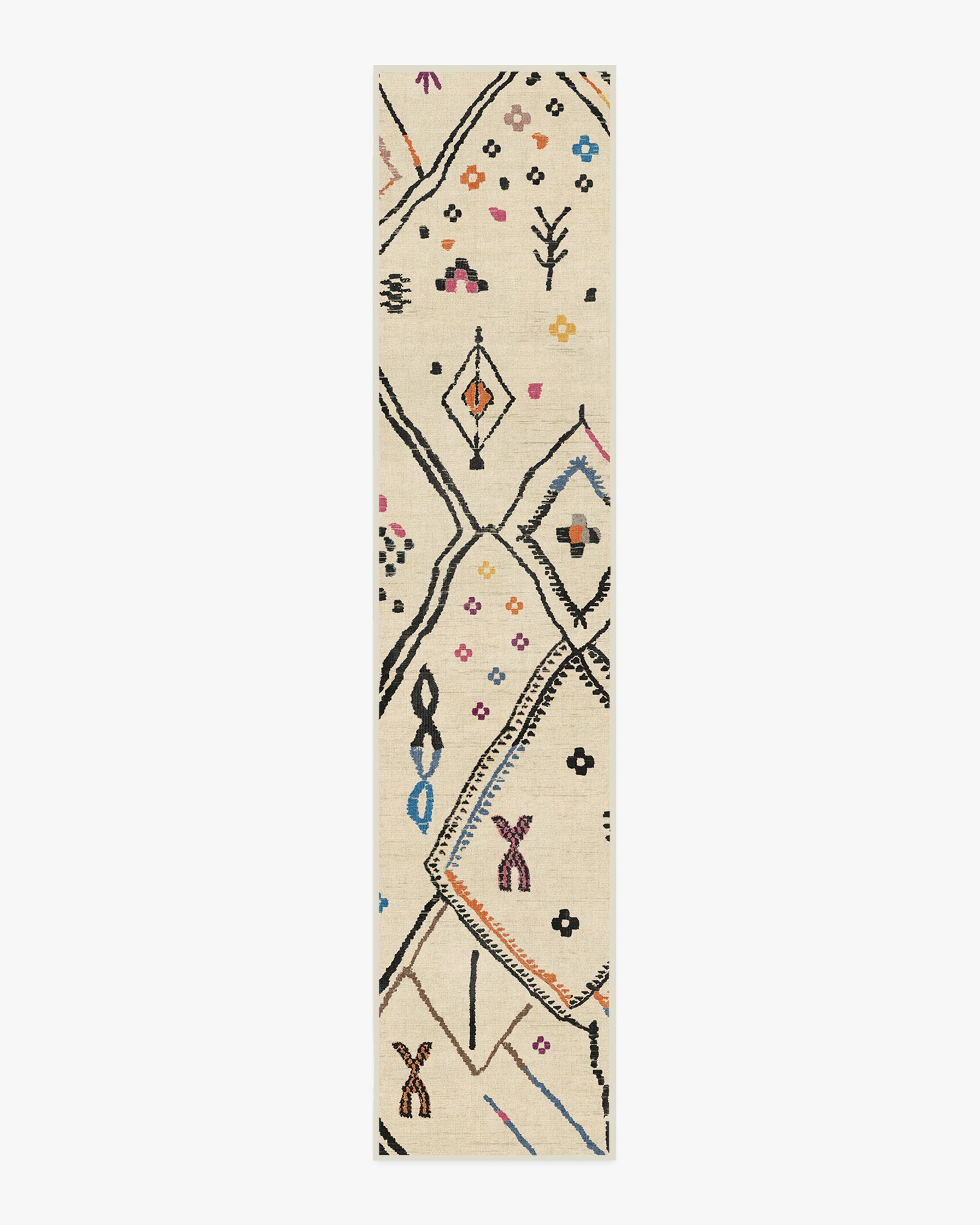 Pamir Ivory Multicolour Rug - Image 15