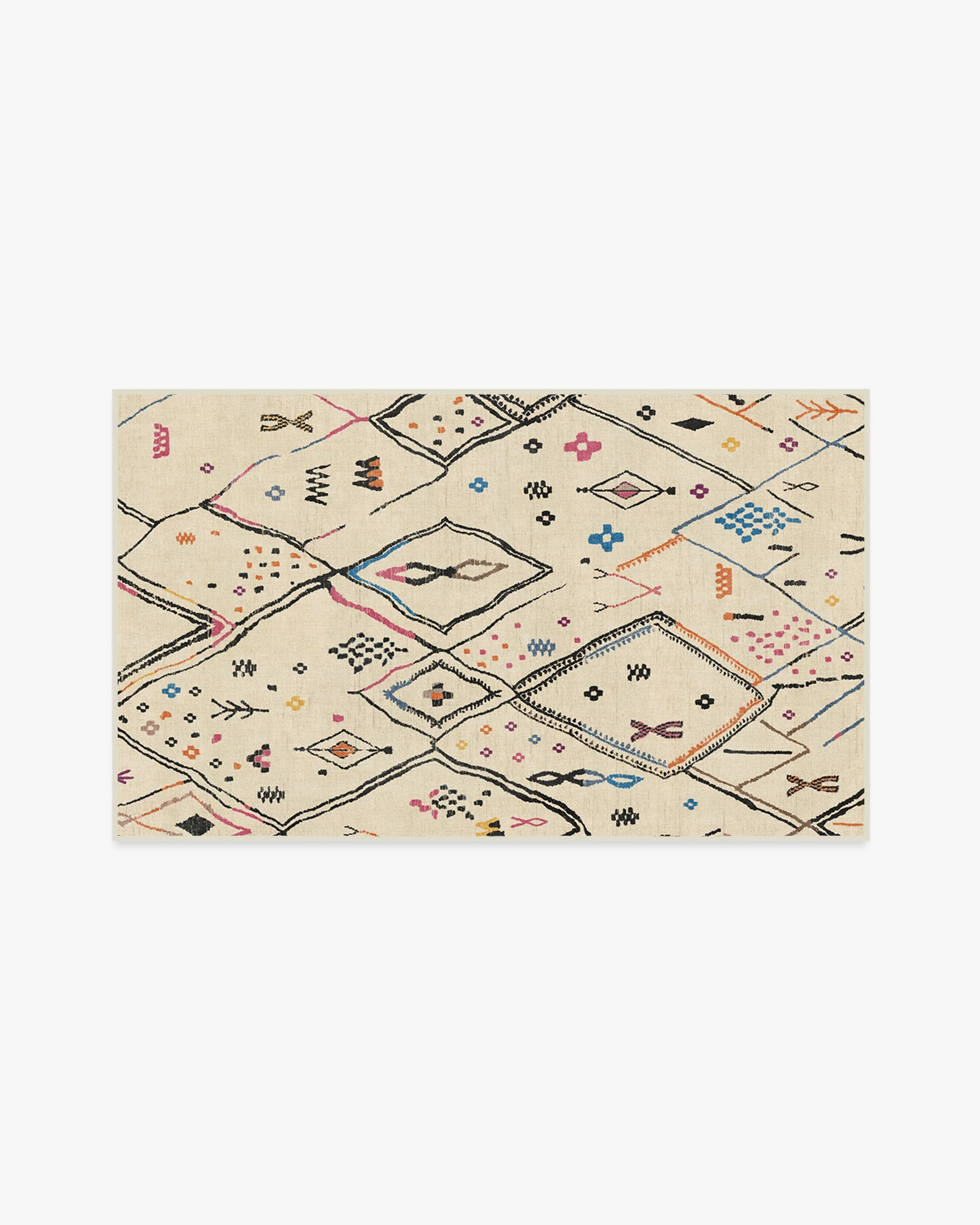 Pamir Ivory Multicolour Rug - Image 16