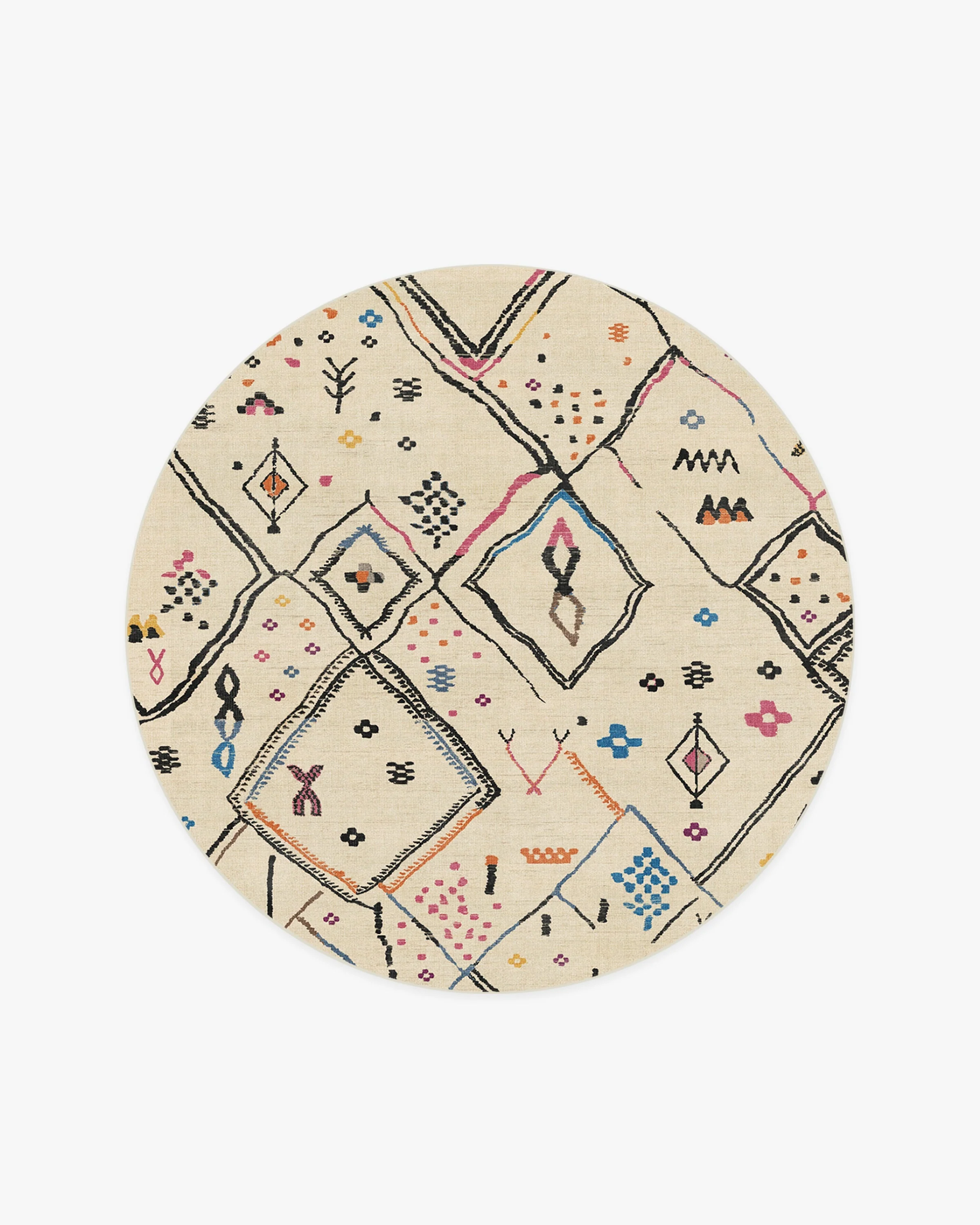 Pamir Ivory Multicolour Rug - Image 6