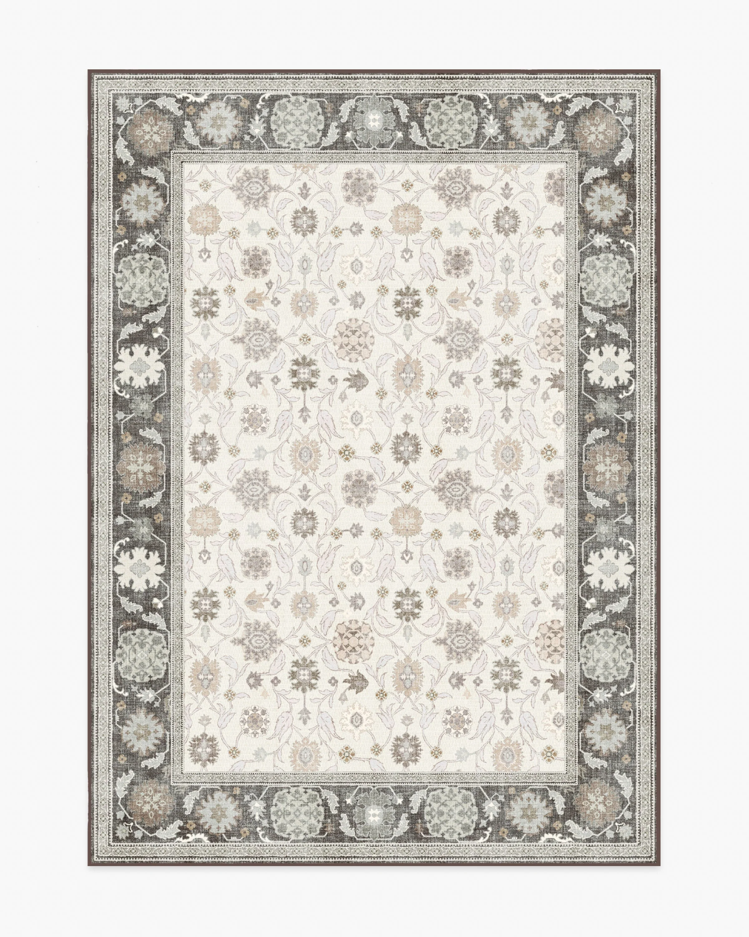 Pasha Brown & Cream Flatwoven Rug