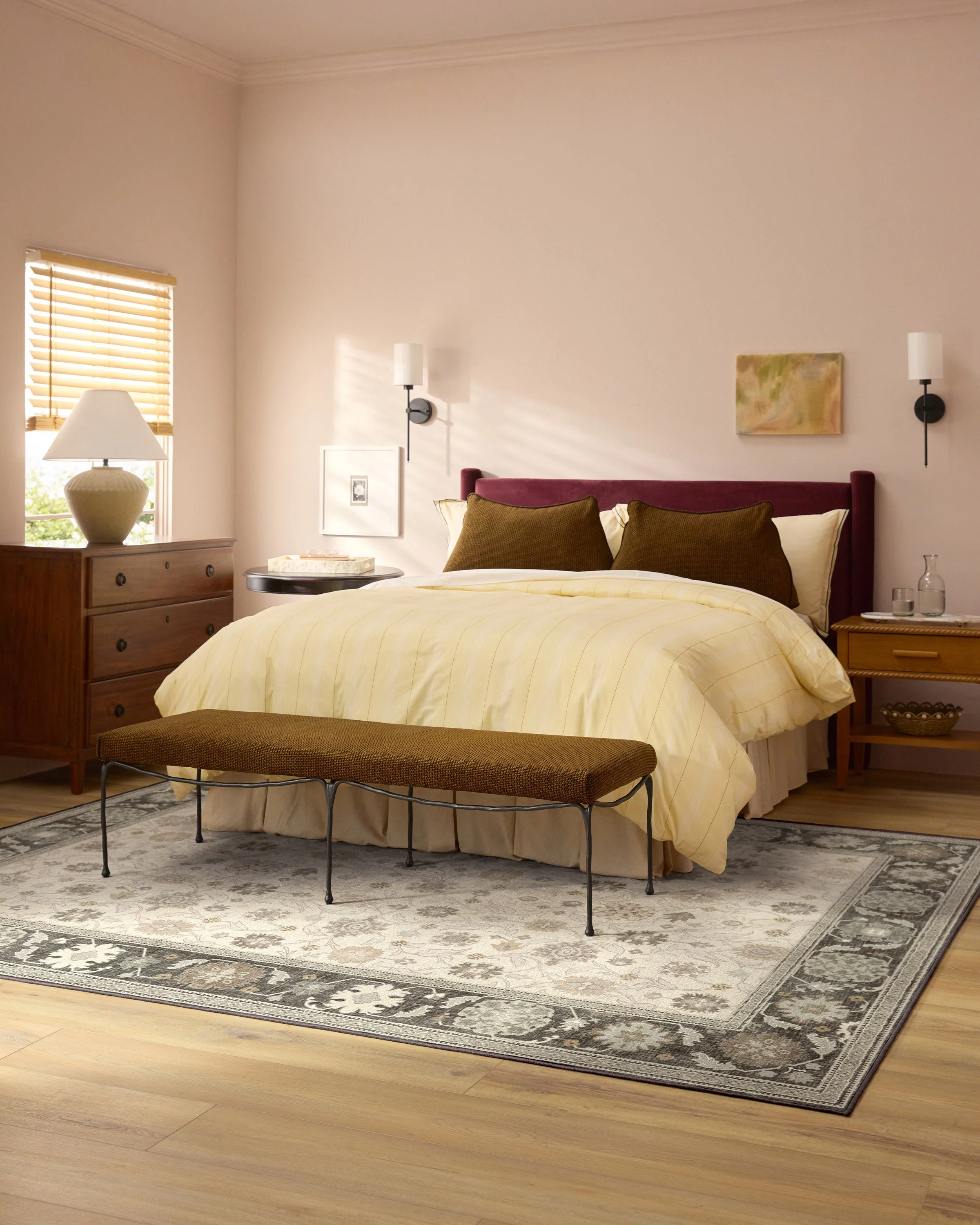 Pasha Brown & Cream Flatwoven Rug - Image 11
