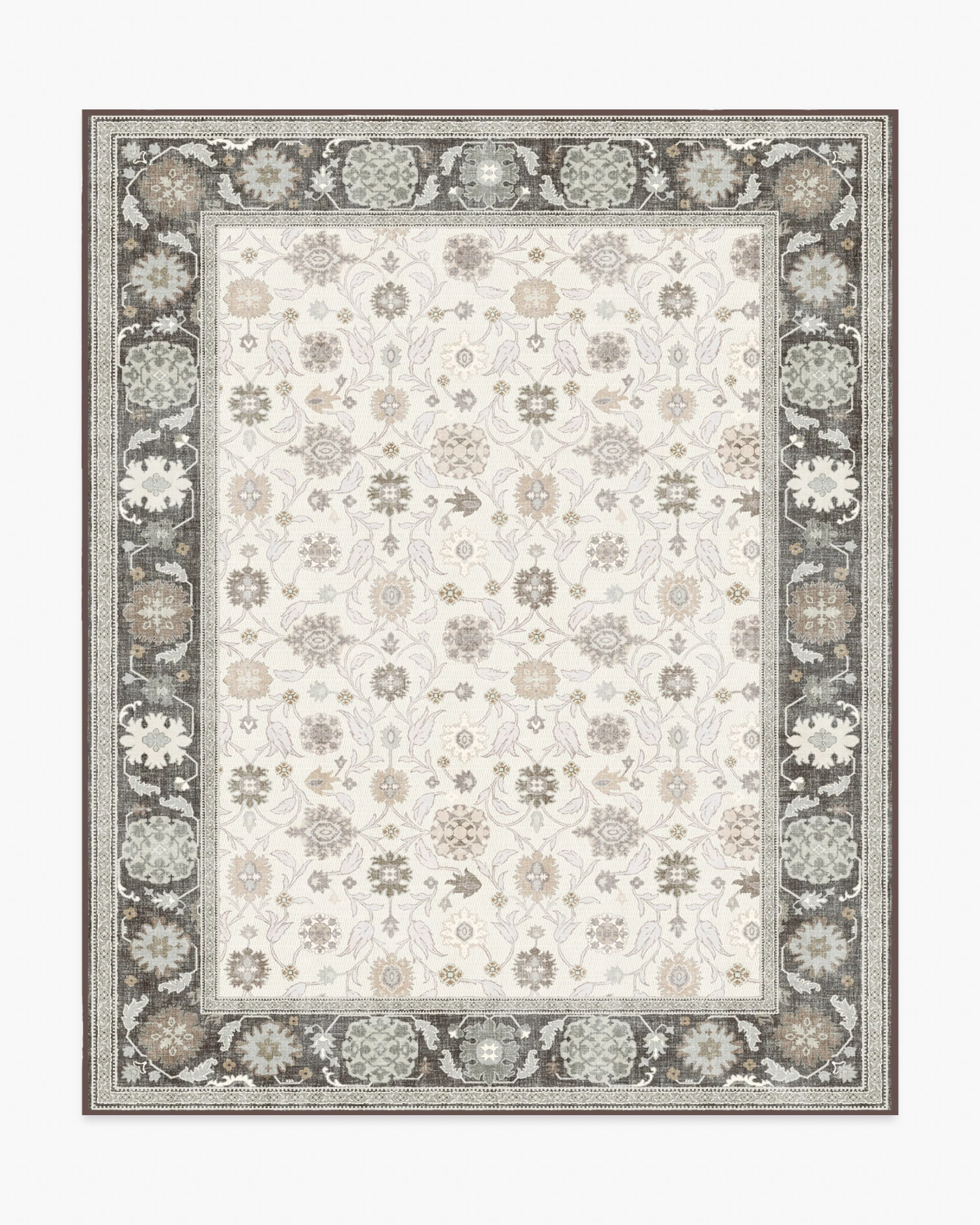 Pasha Brown & Cream Flatwoven Rug - Image 6