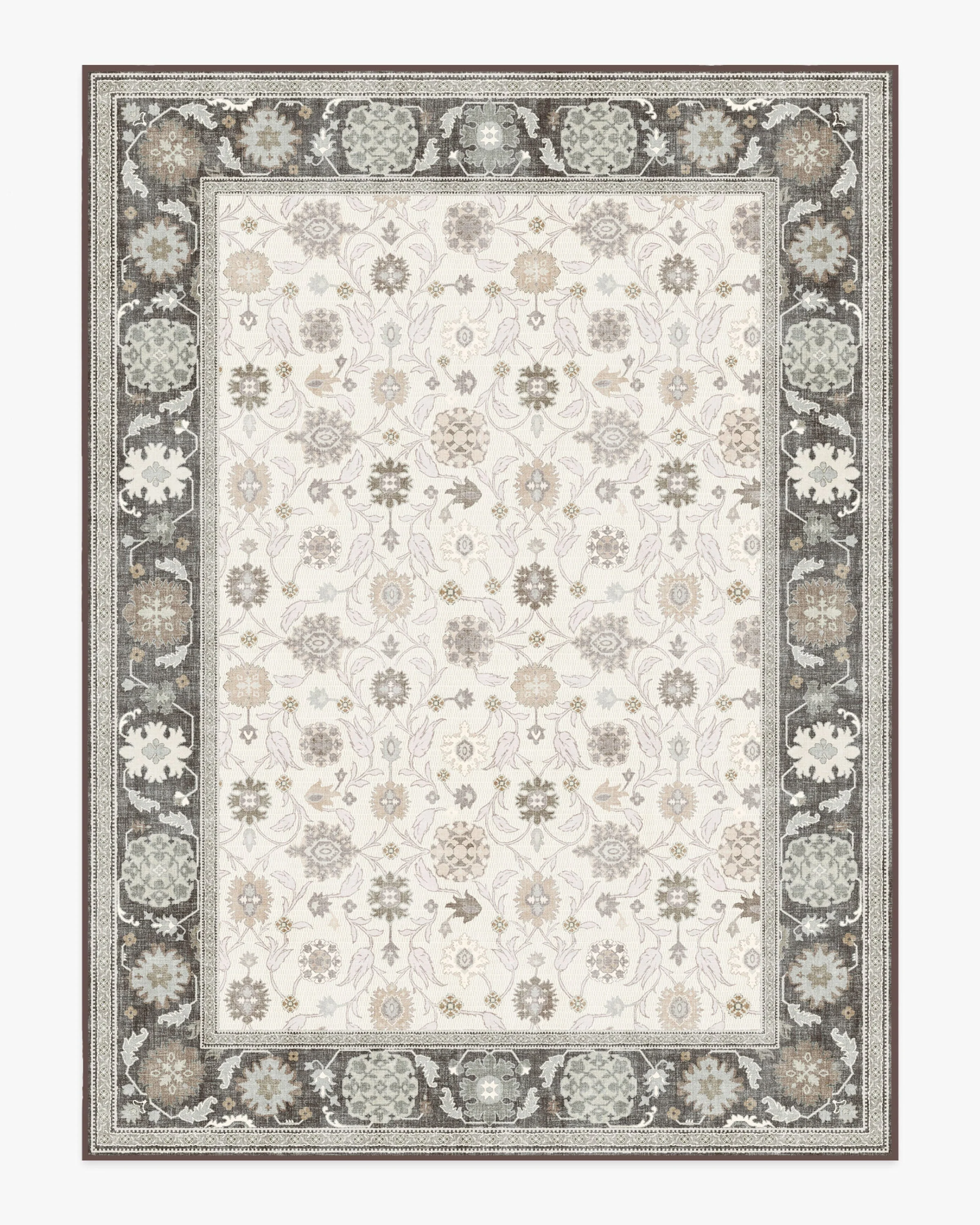 Pasha Brown & Cream Flatwoven Rug - Image 7