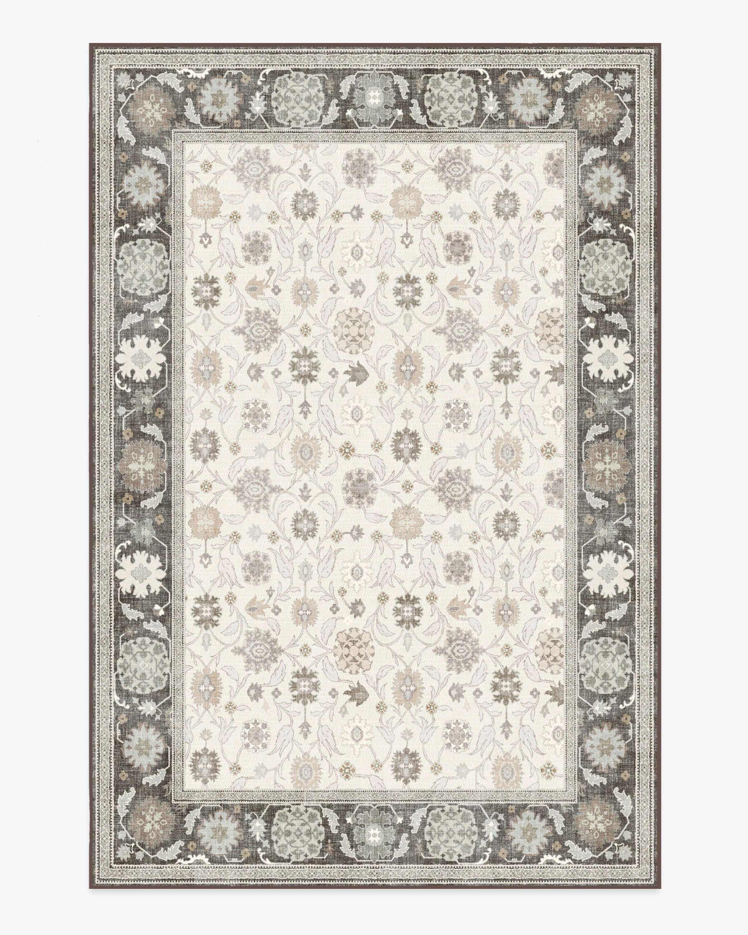 Pasha Brown & Cream Rug - Image 5