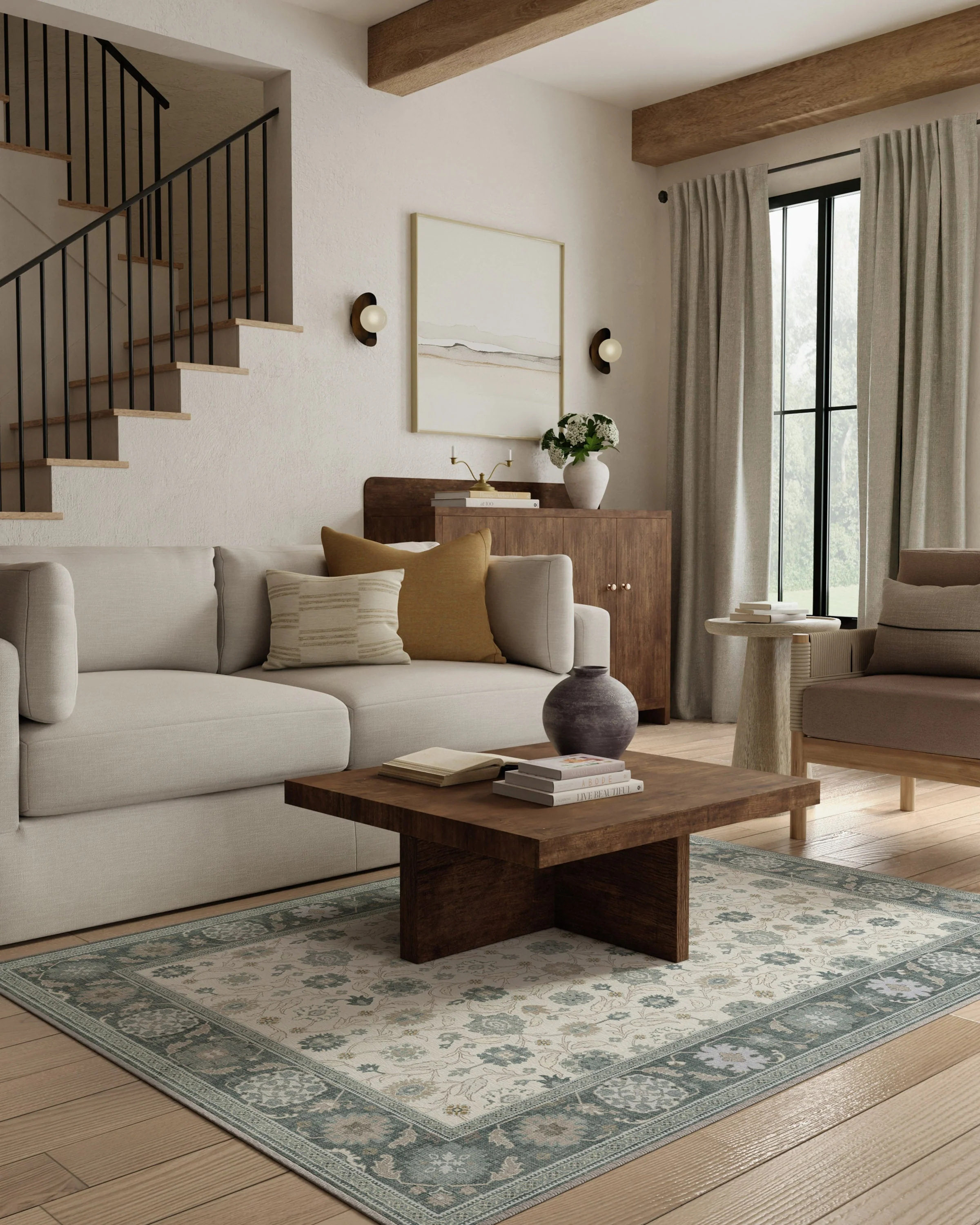Pasha Grey Flatwoven Rug - Image 9