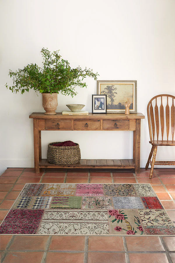 Patchwork Boho Flatwoven Rug - Image 6