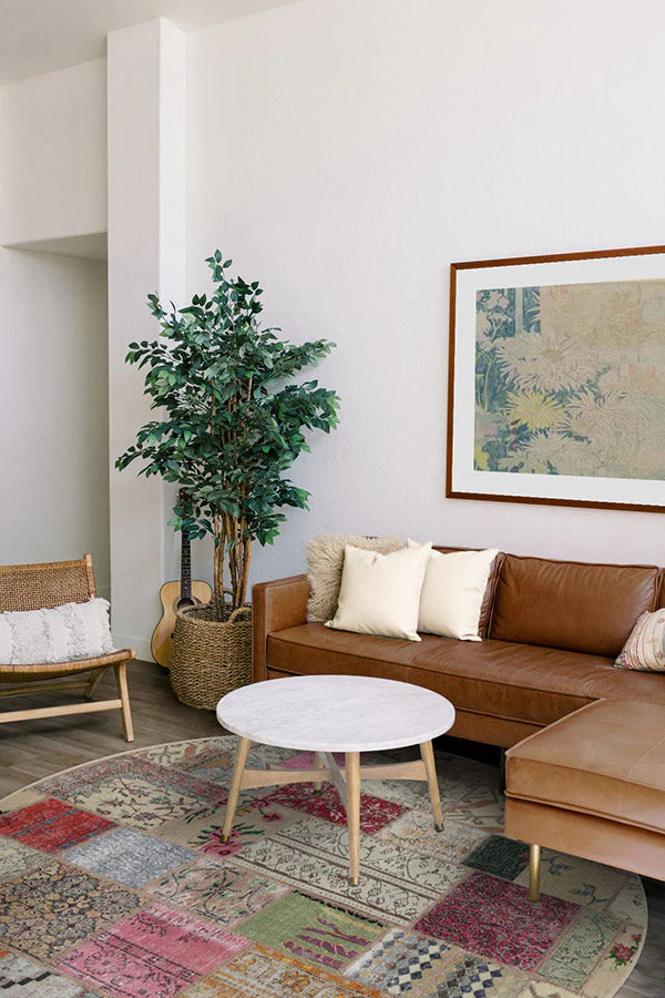 Patchwork Boho Flatwoven Rug - Image 7