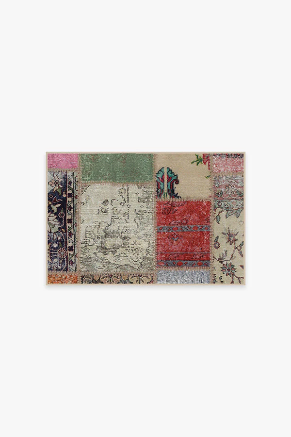 Patchwork Boho Flatwoven Rug - Image 9