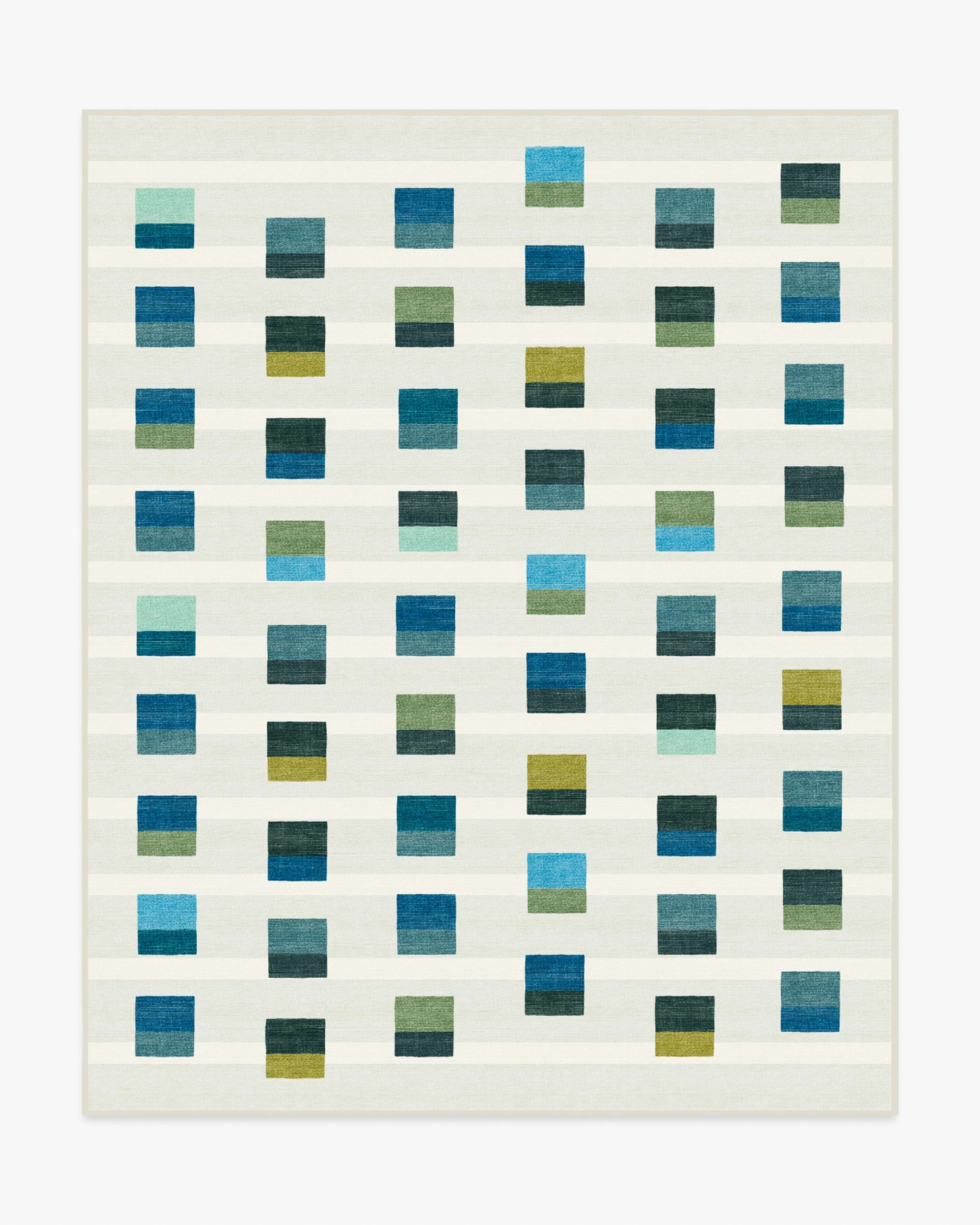 Pezzo Teal Flatwoven Rug - Image 8