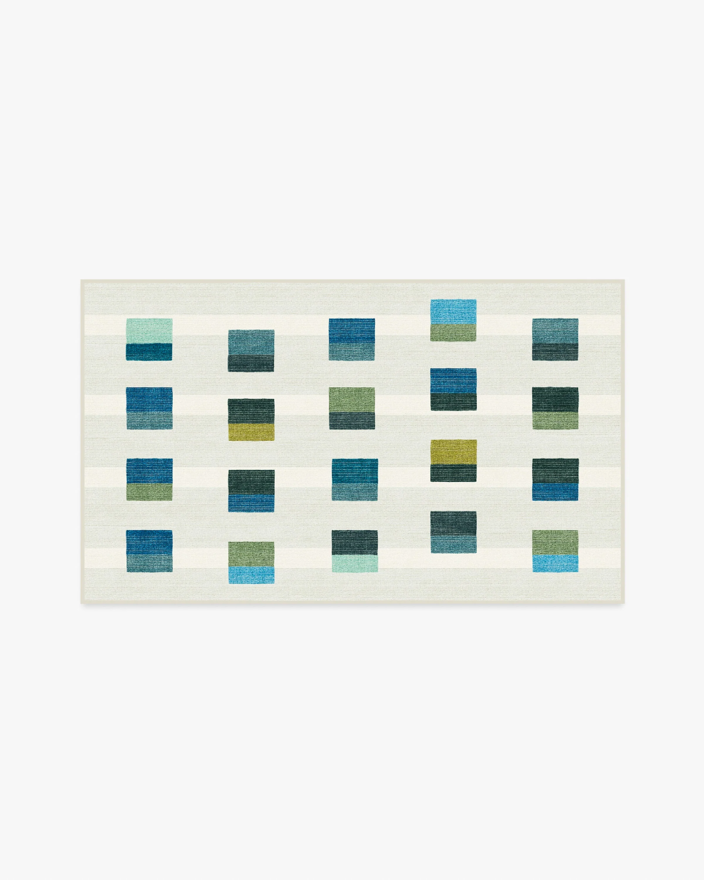 Pezzo Teal Rug - Image 8