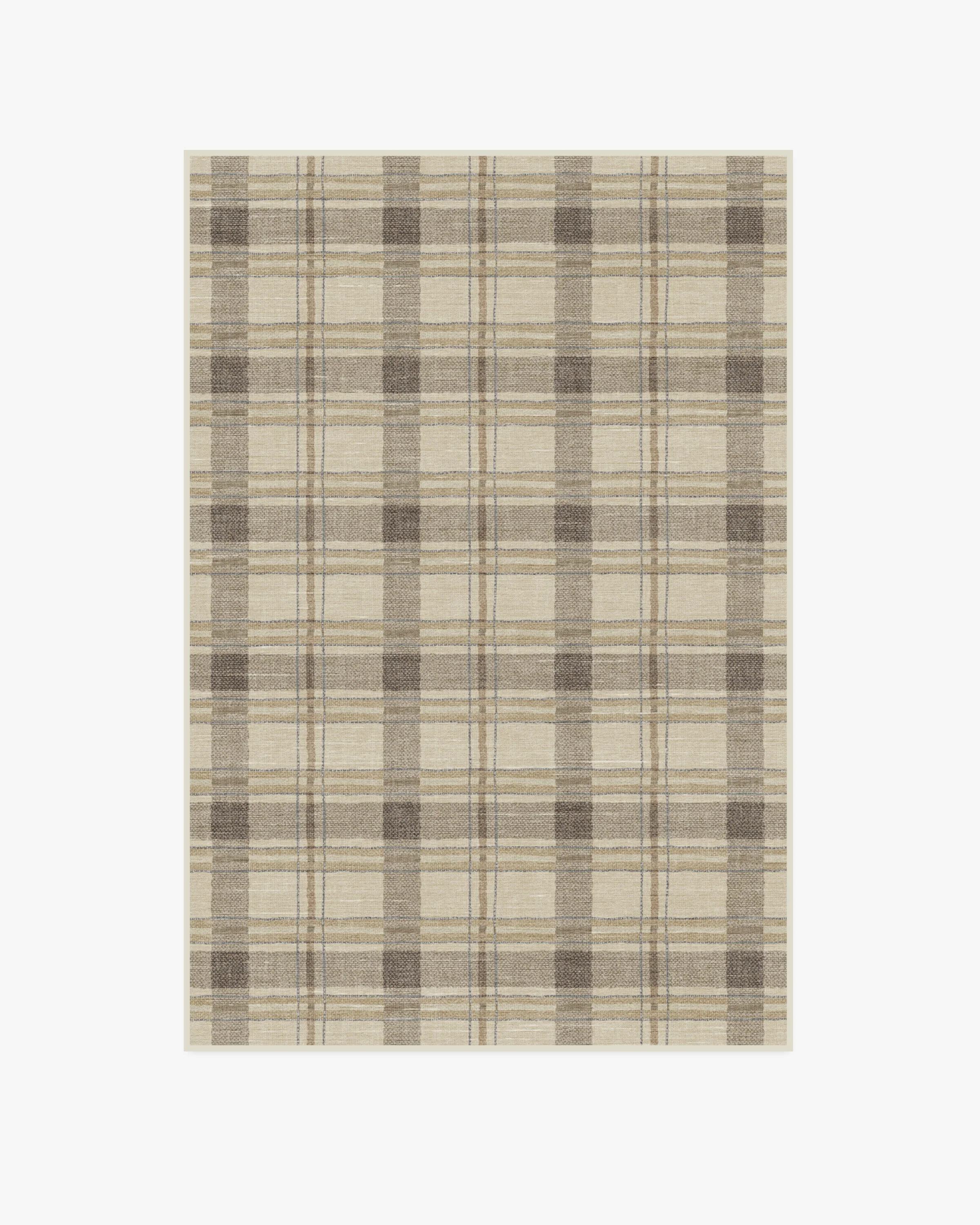 Piper Plaid Neutral Flatwoven Rug - Image 13