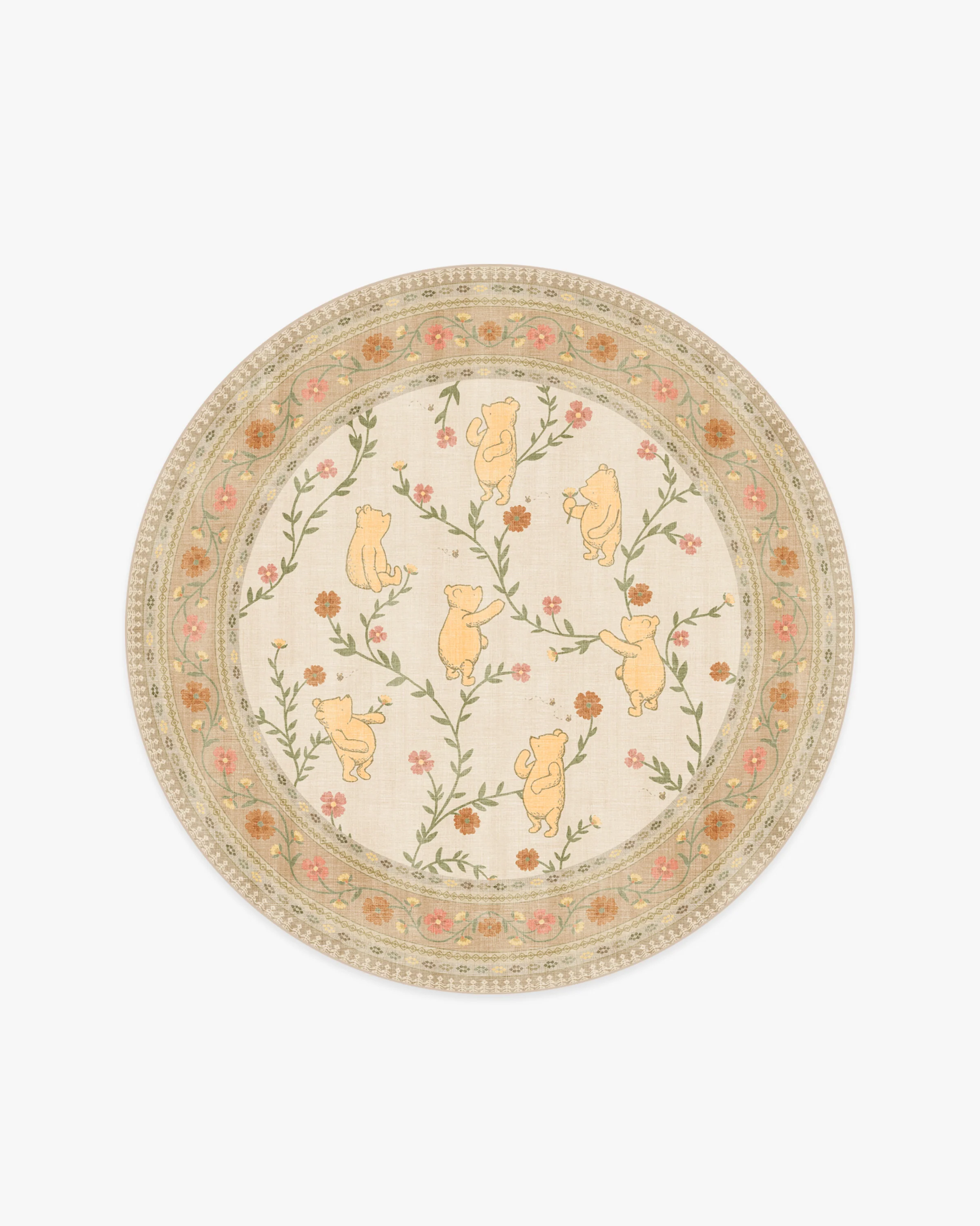 Pooh's Meadow Cream Multicolor Rug - Image 5