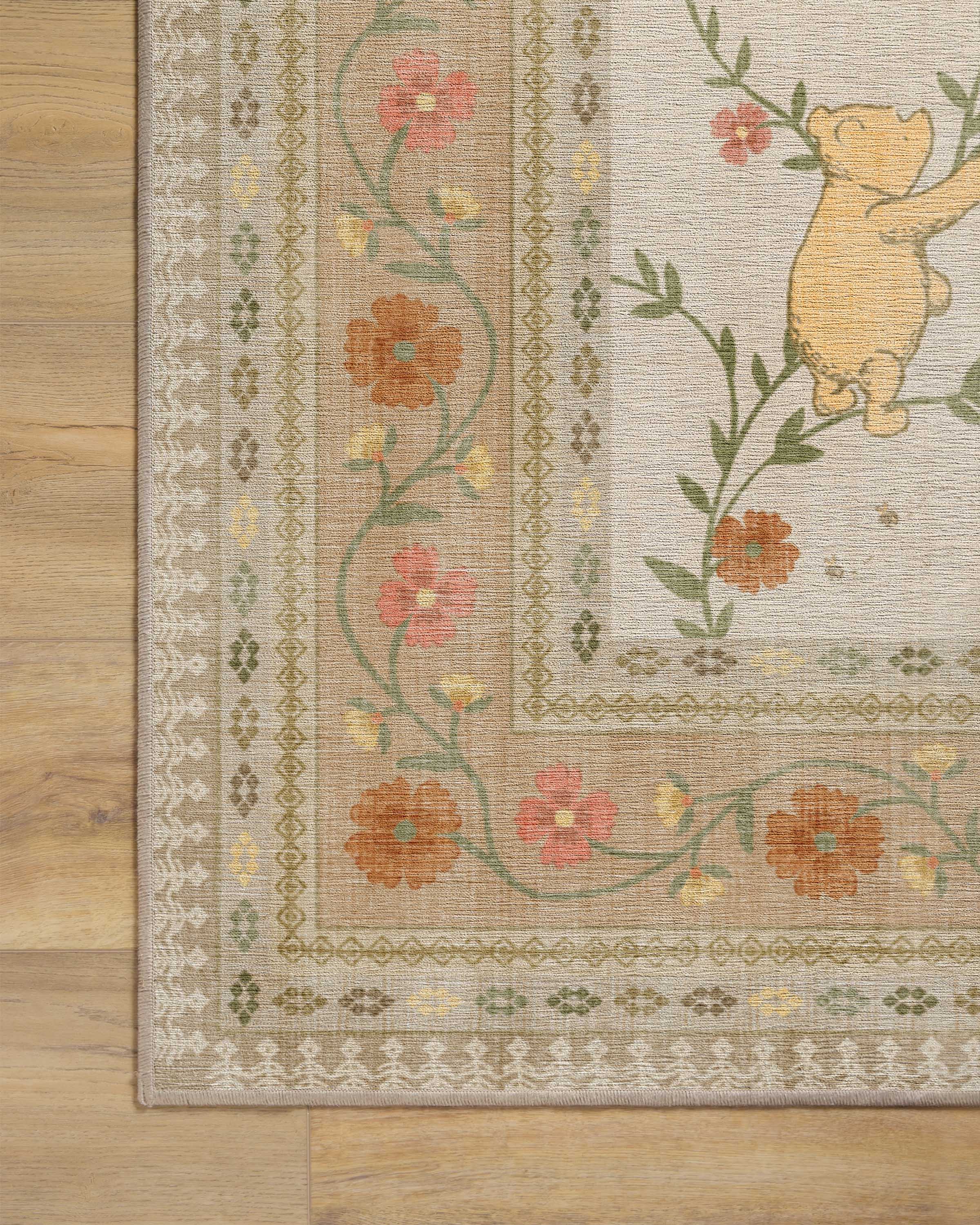 Pooh's Meadow Cream Multicolor Rug - Image 7