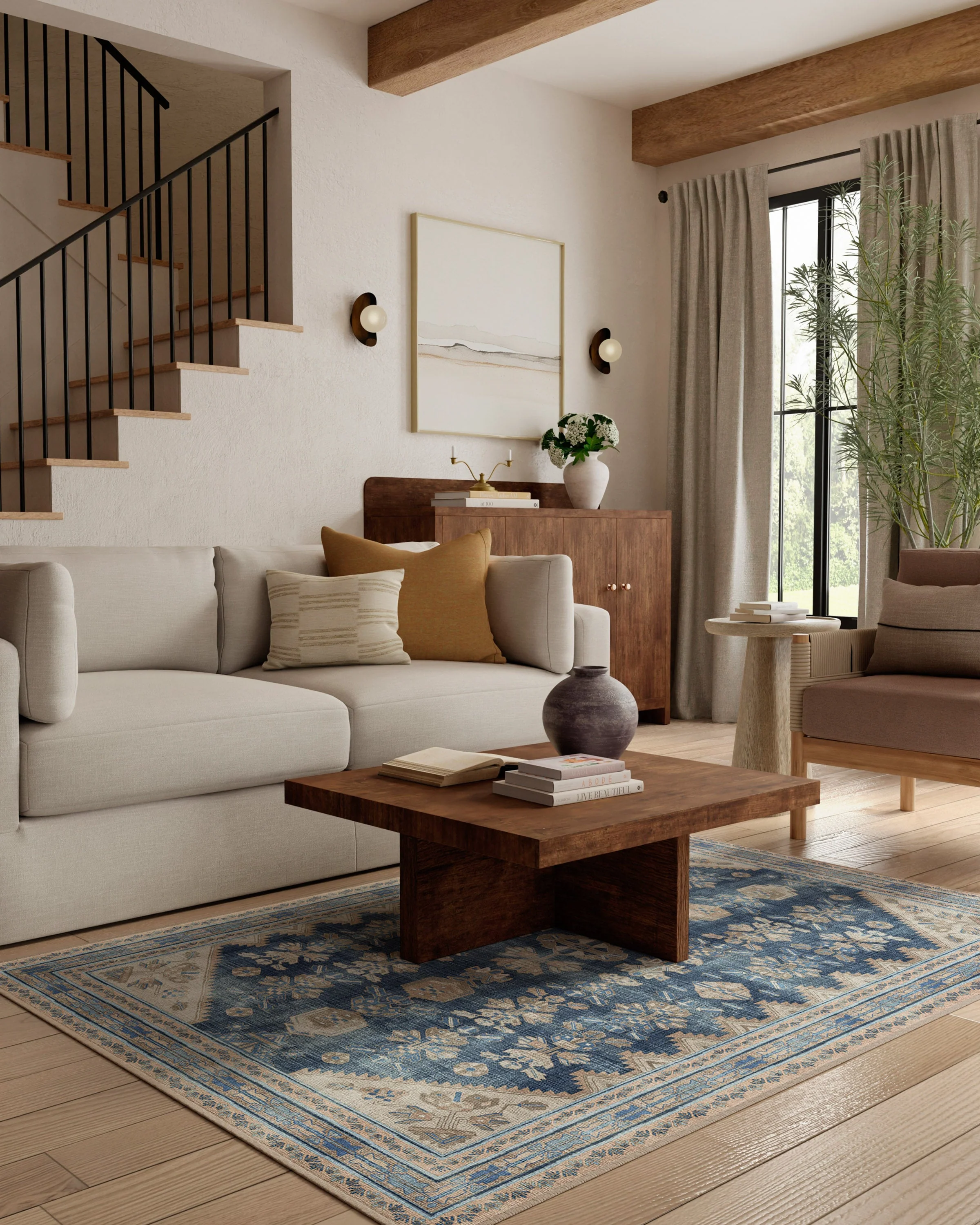 Pradera Navy Flatwoven Rug - Image 3