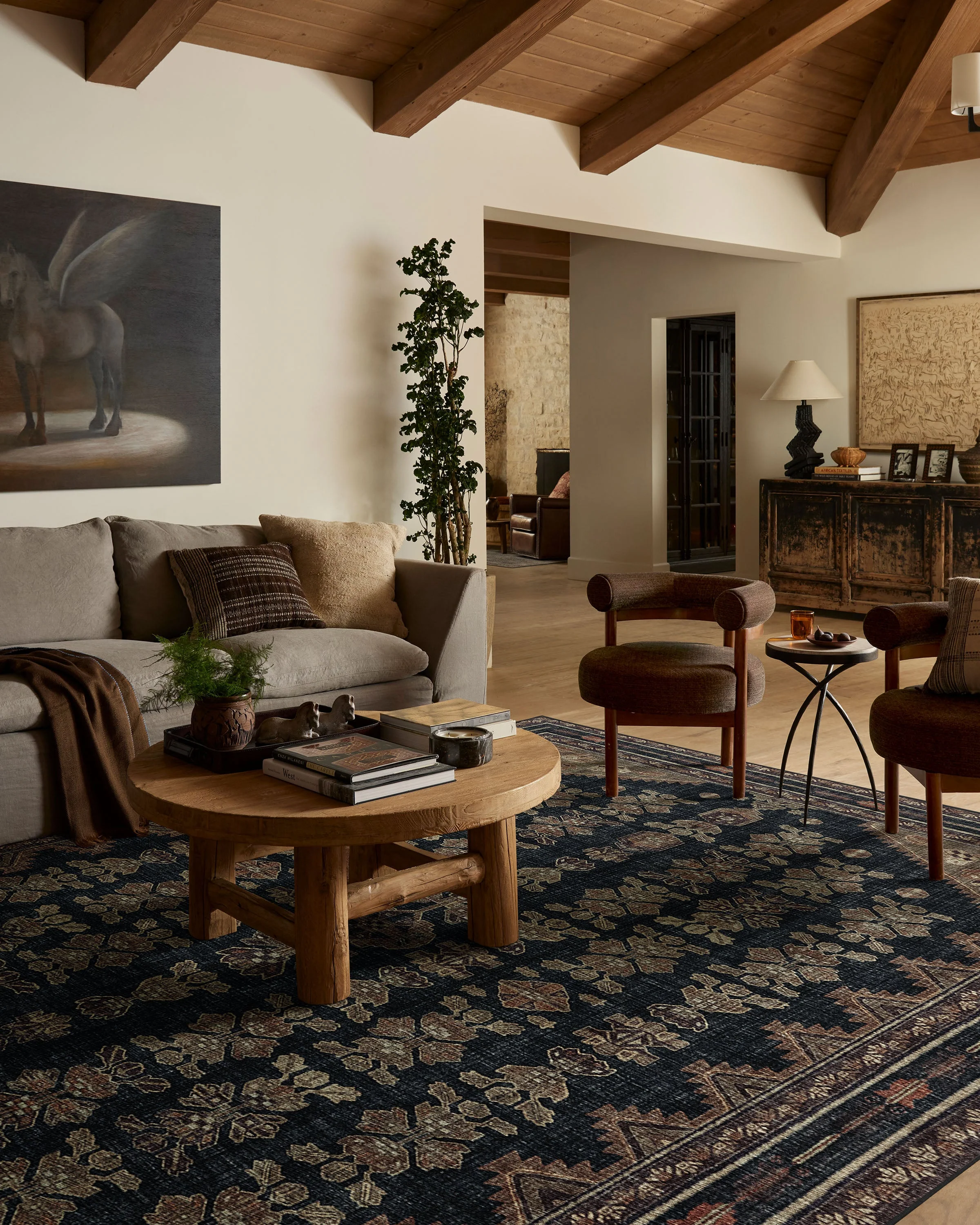 Pradera Soft Black & Brown Rug - Image 15