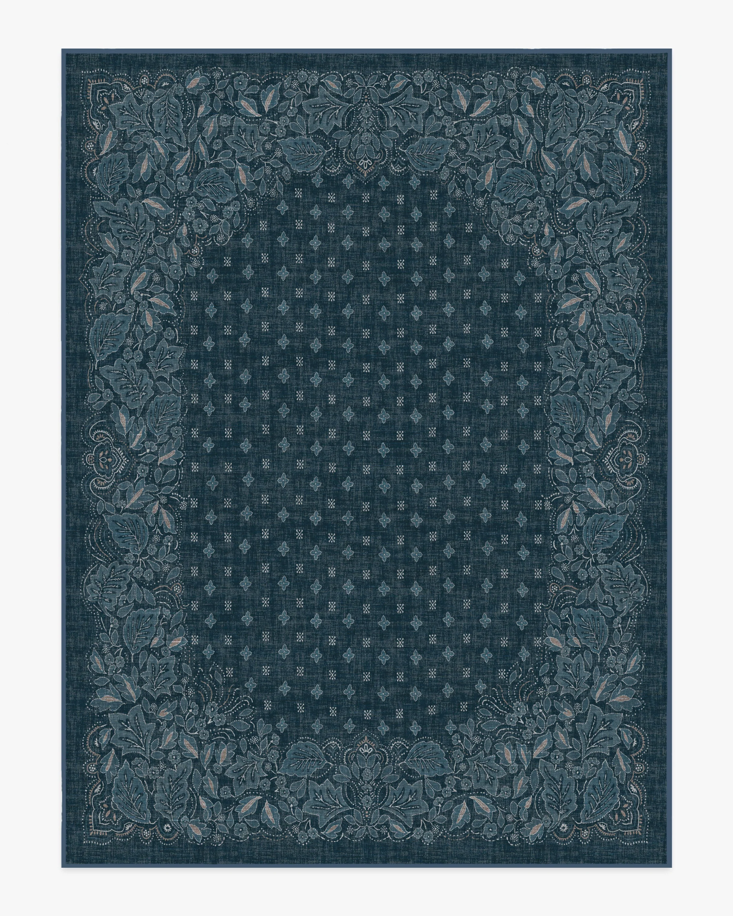 Prato Midnight Blue Flatwoven Rug - Image 17