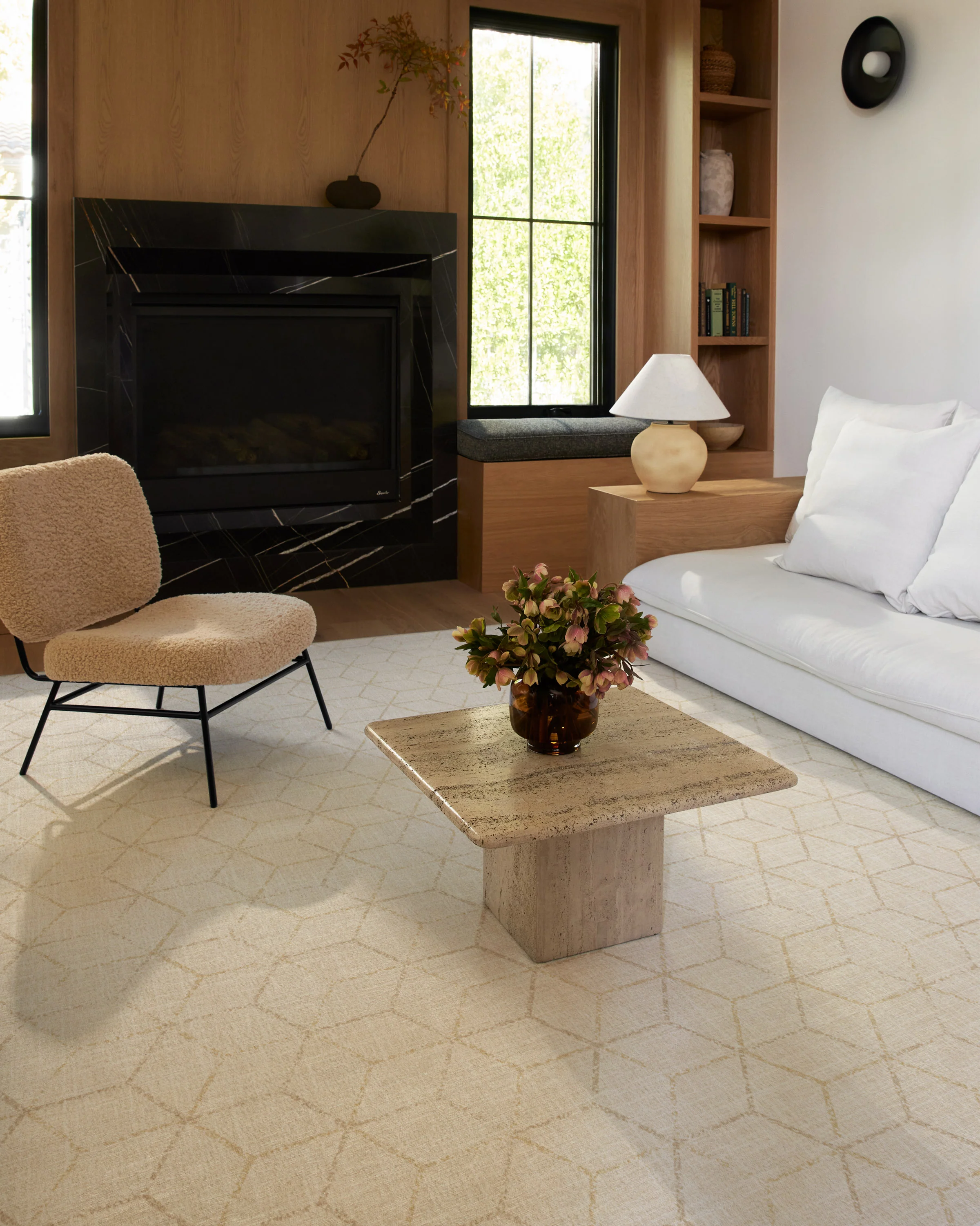 Prisma Cream Flatwoven Rug - Image 9
