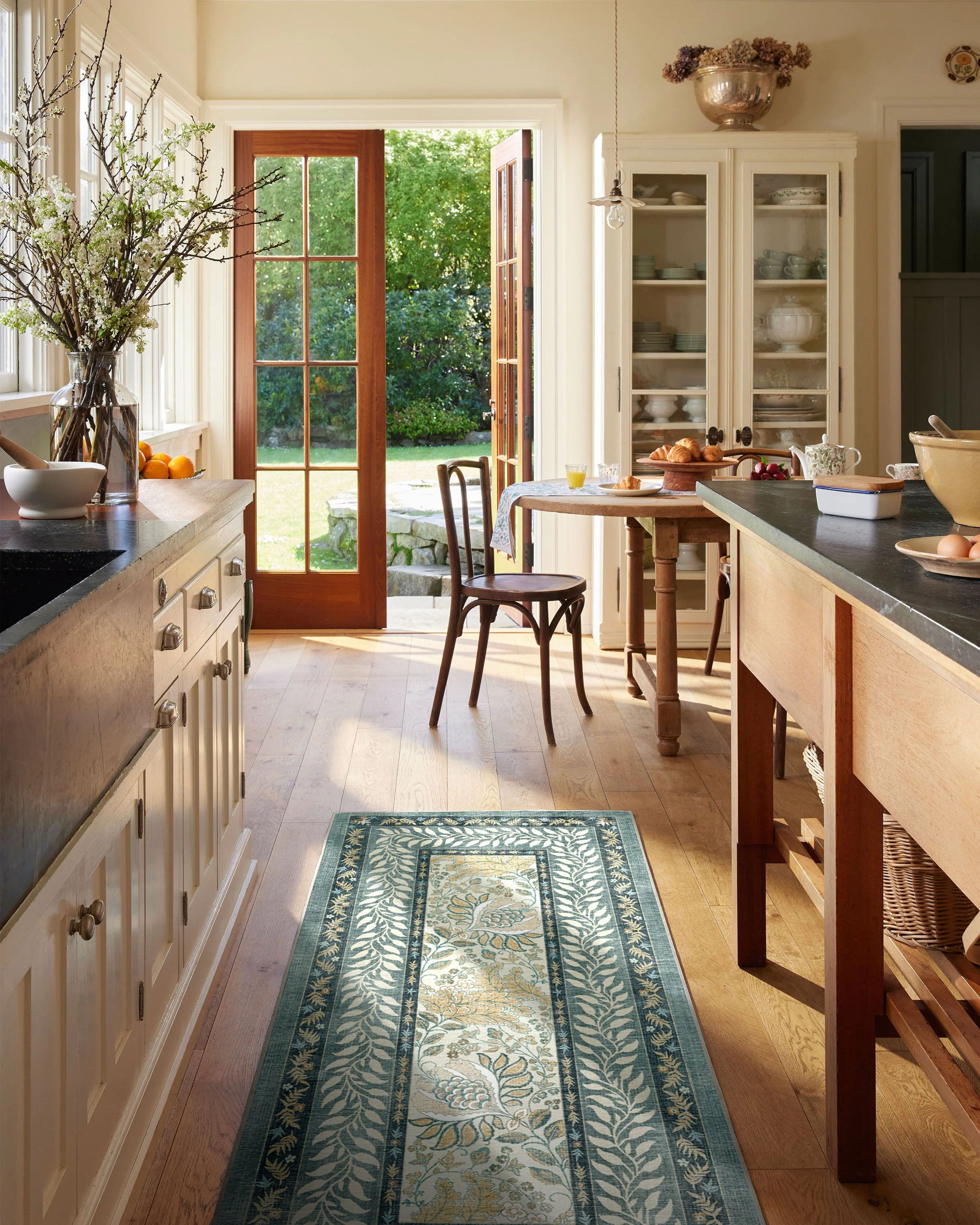 Provence Slate Blue Rug - Image 5