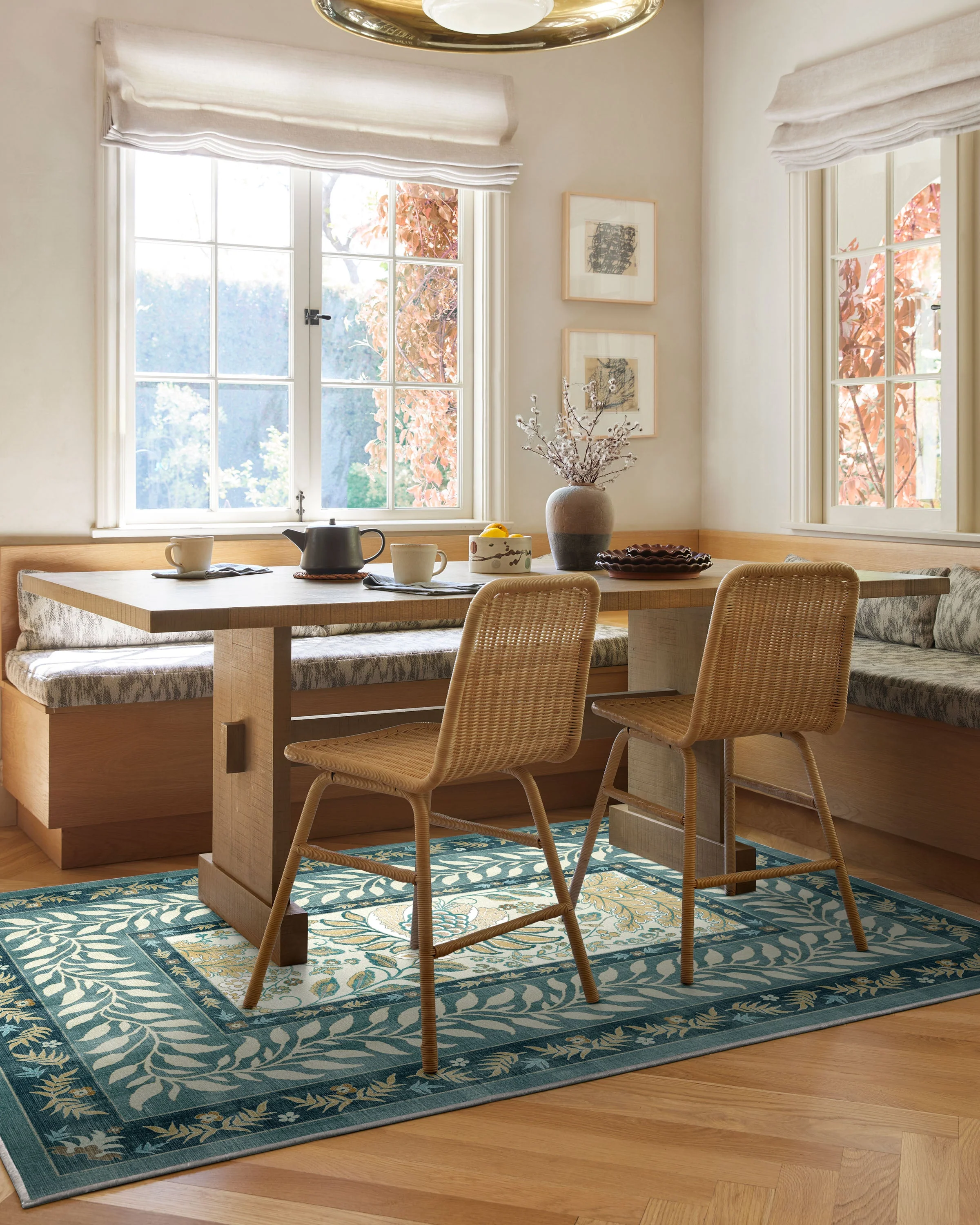 Provence Slate Blue Rug - Image 7