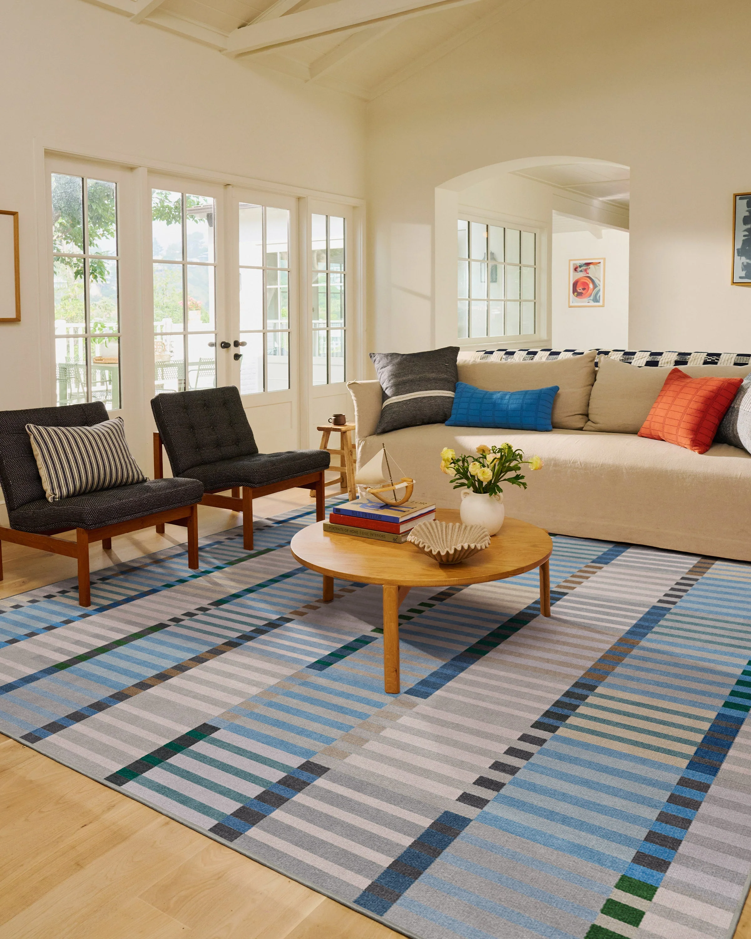 Quincy Soft Blue Rug - Image 3