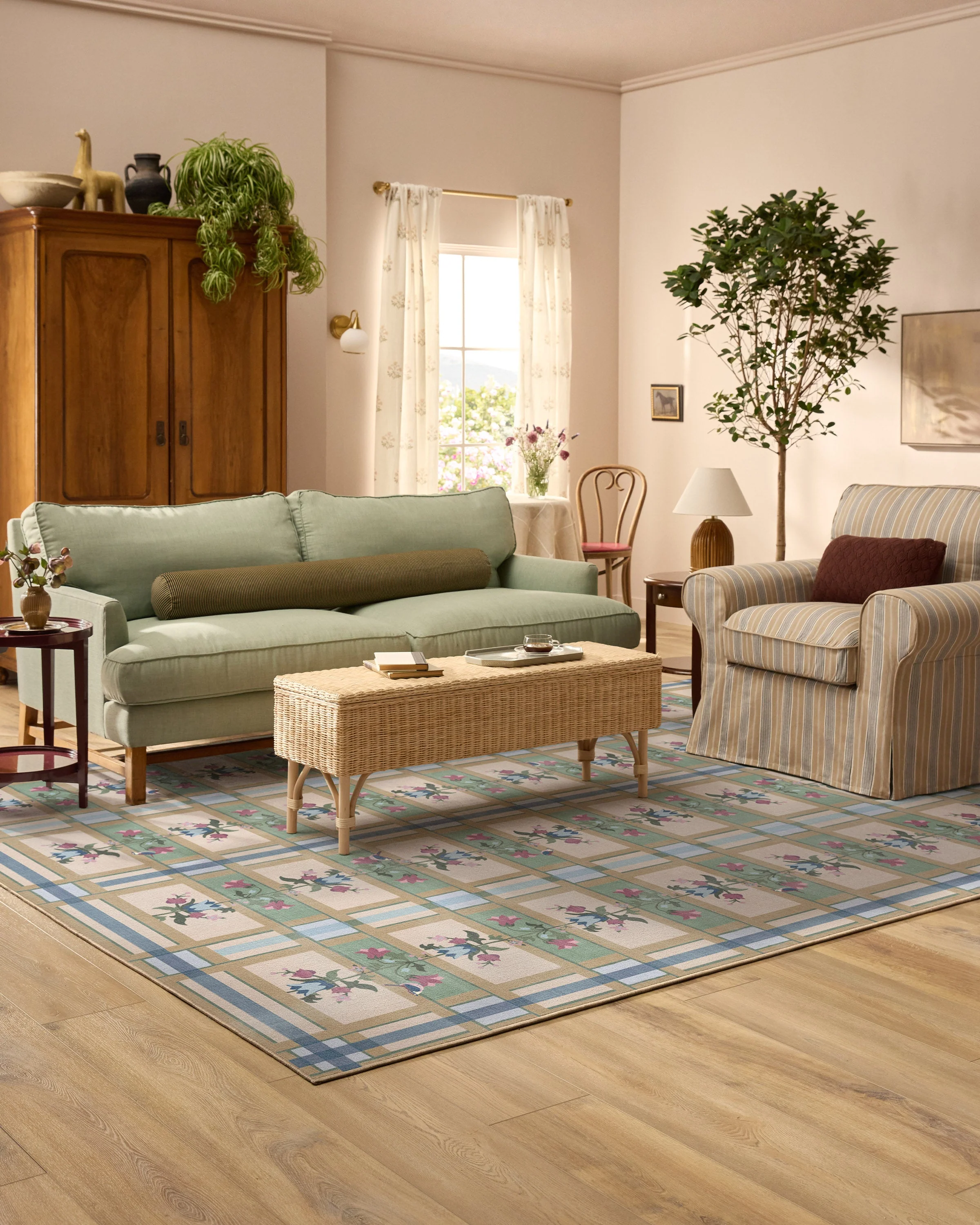 Quinnlyn Natural Multicolor Flatwoven Rug - Image 11