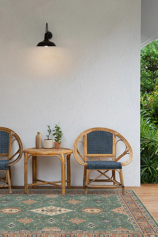 Ranier Copper Sage Outdoor Rug - Image 3