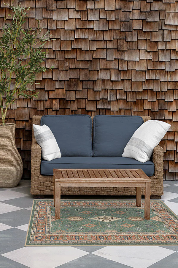 Ranier Copper Sage Outdoor Rug - Image 5
