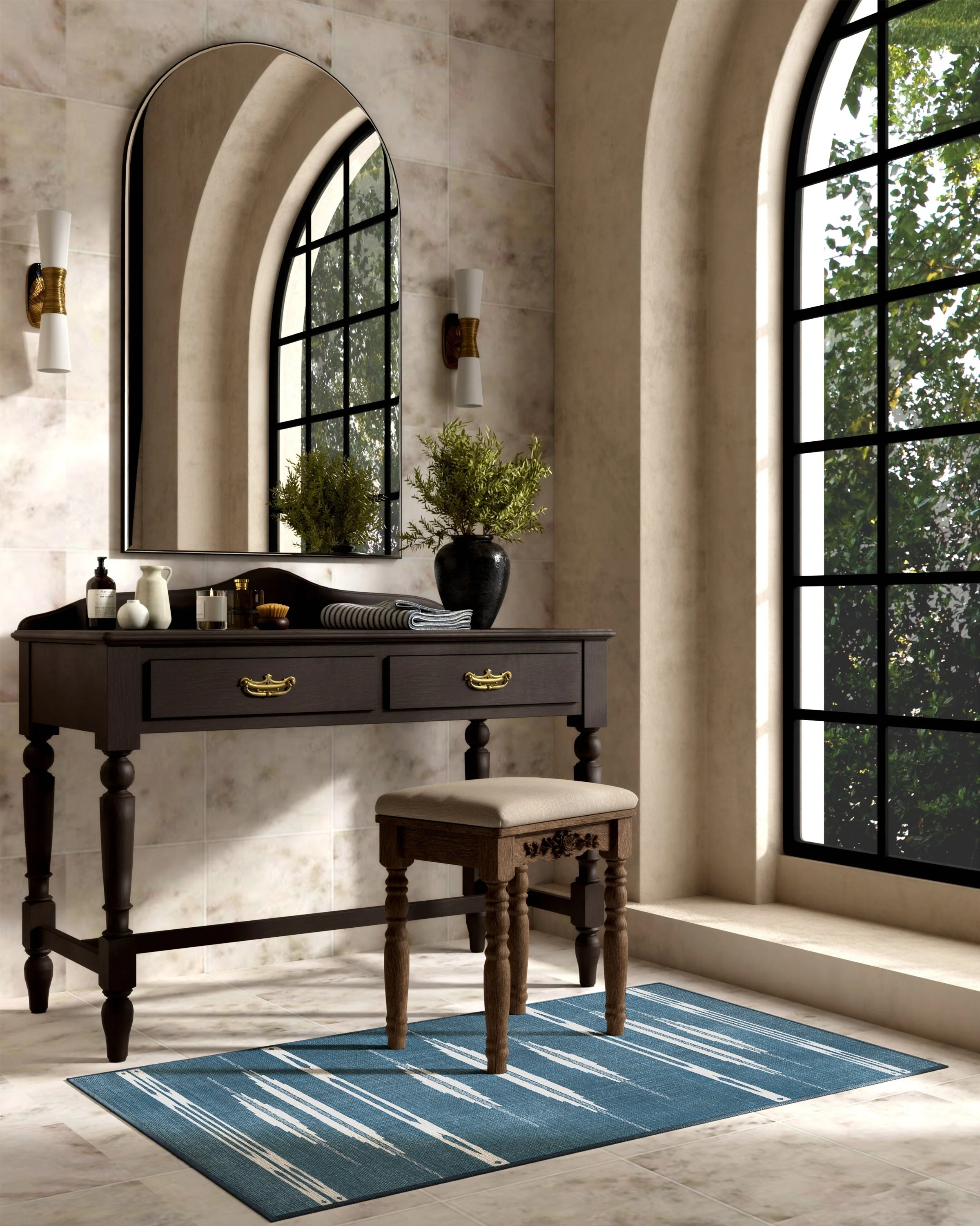 Raye Indigo & Ivory Rug - Image 19