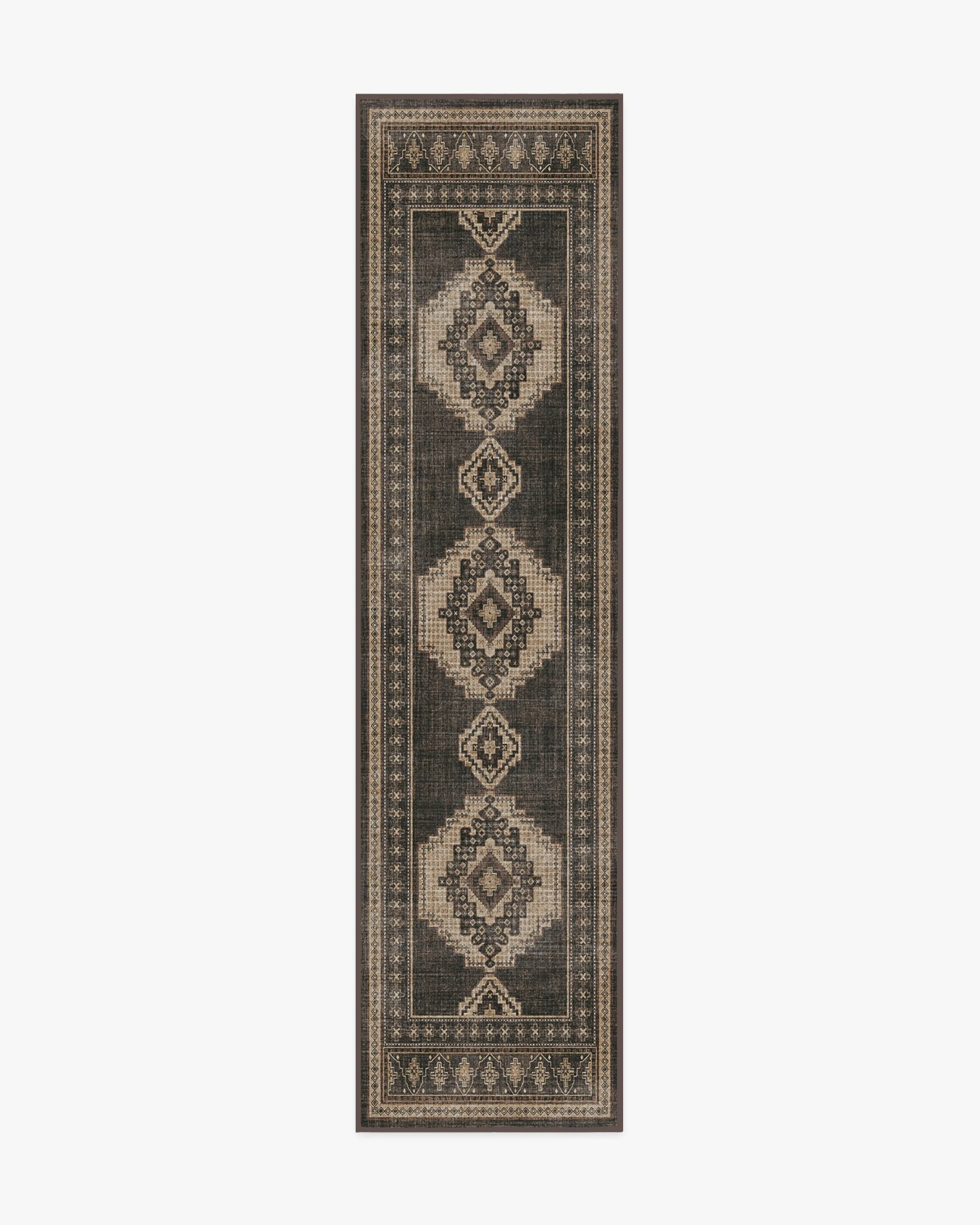 Rayne Charcoal & Tan Rug - Image 2