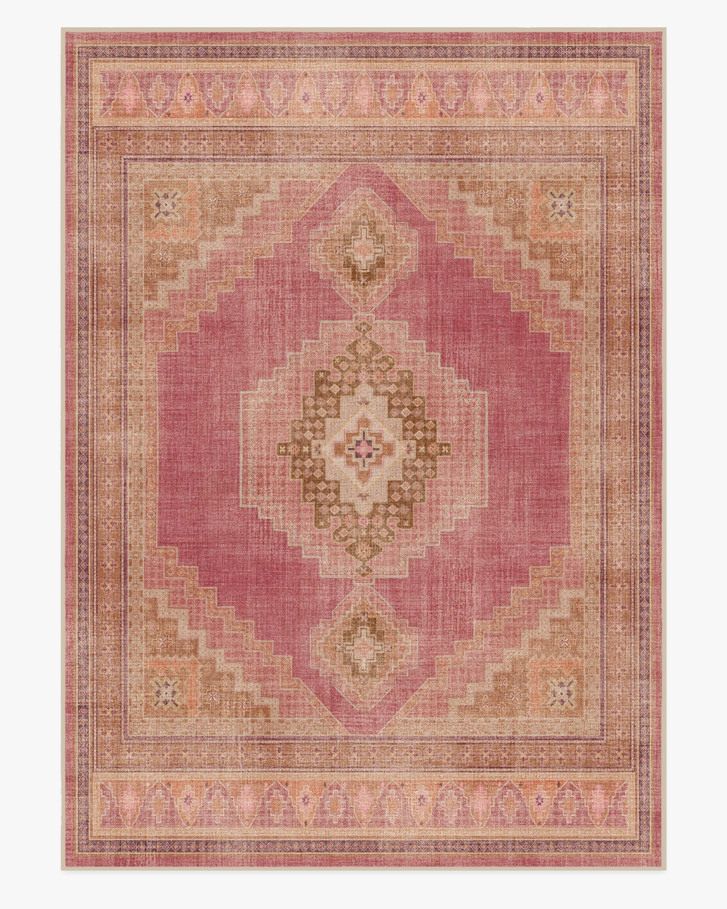 Rayne Pink & Orange Rug - Image 8