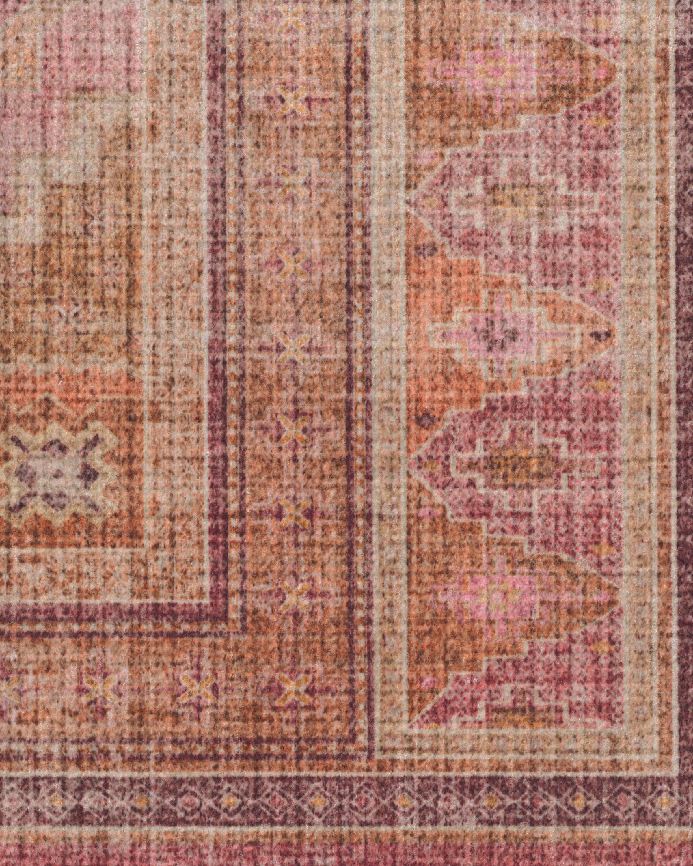 Rayne Pink & Orange Rug - Image 9