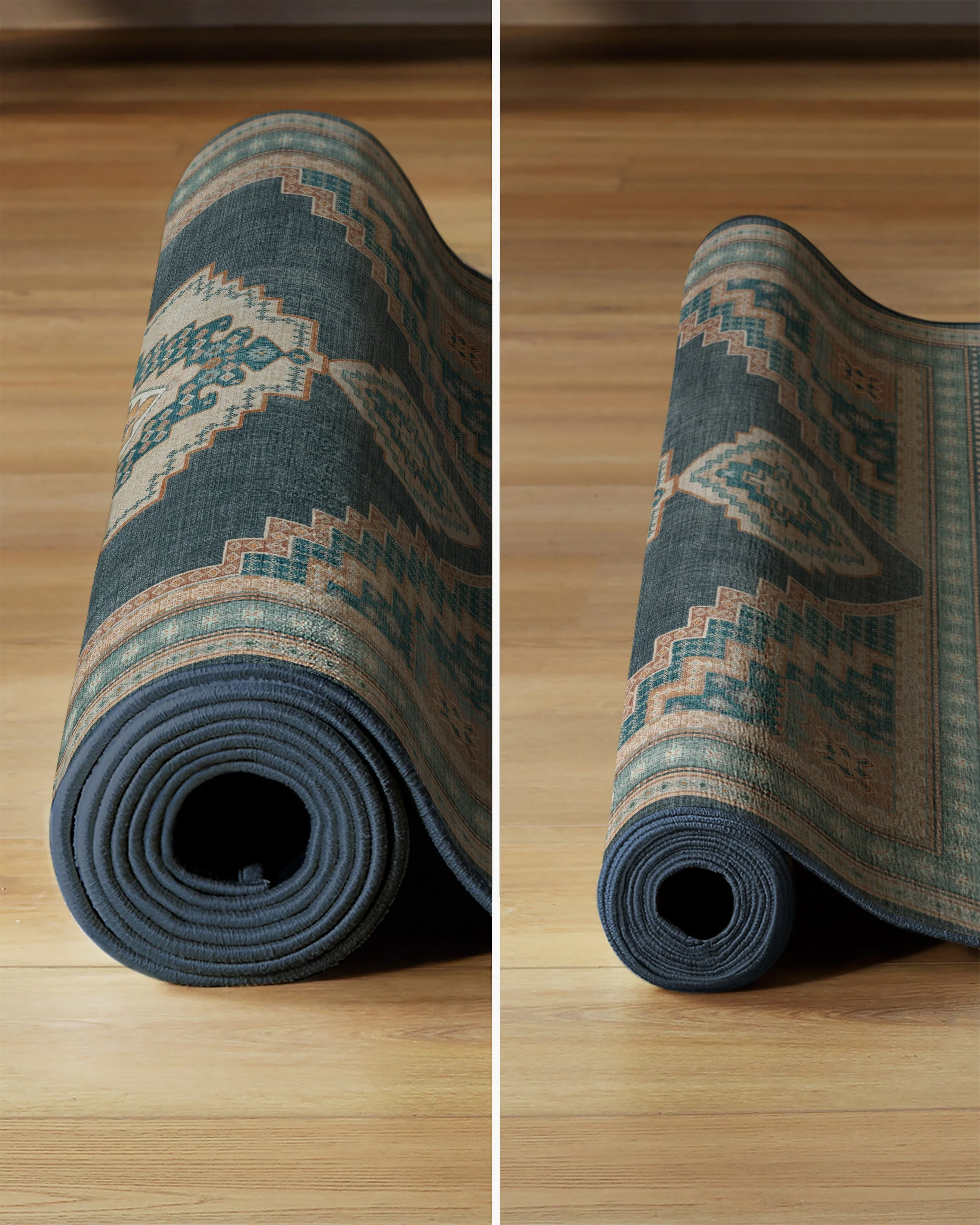 Rayne Soft Navy Rug - Image 10