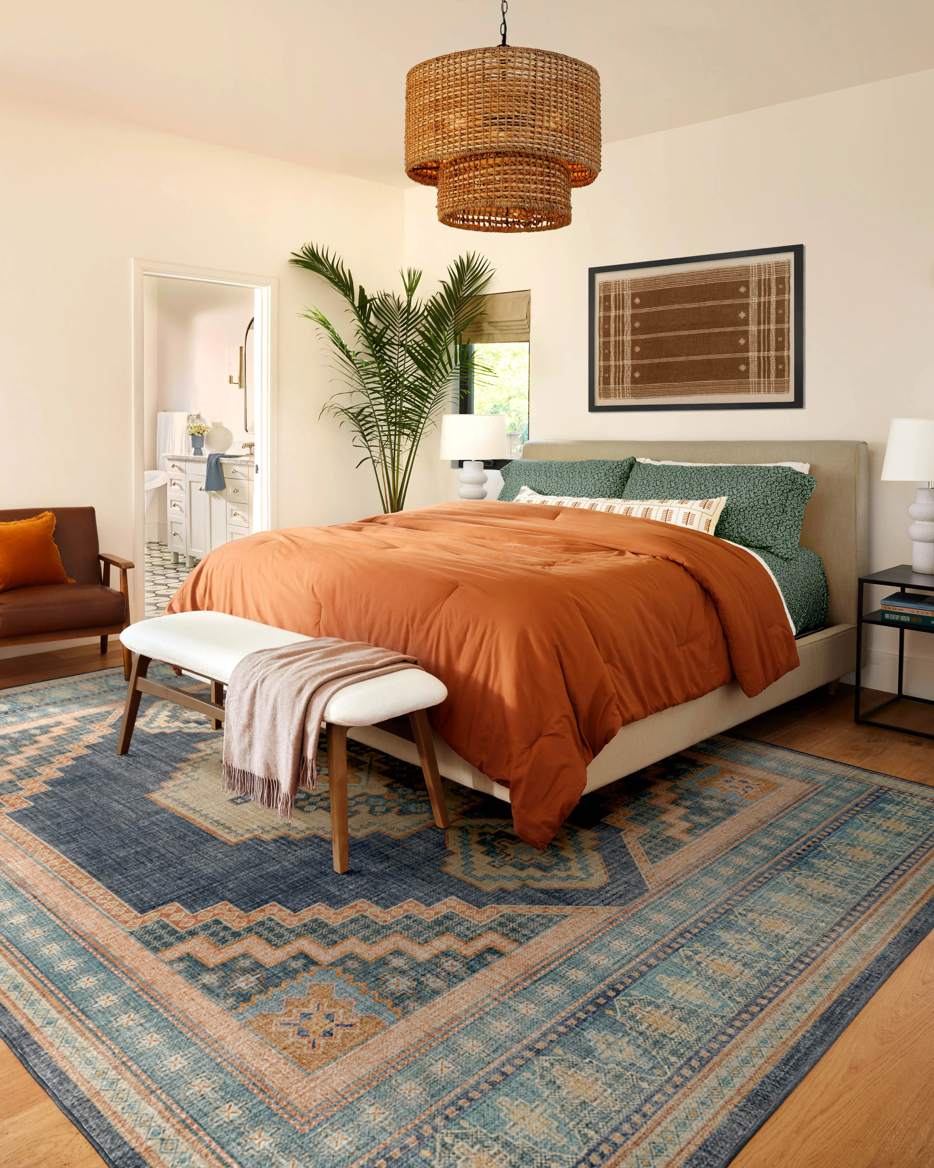 Rayne Soft Navy Rug - Image 11