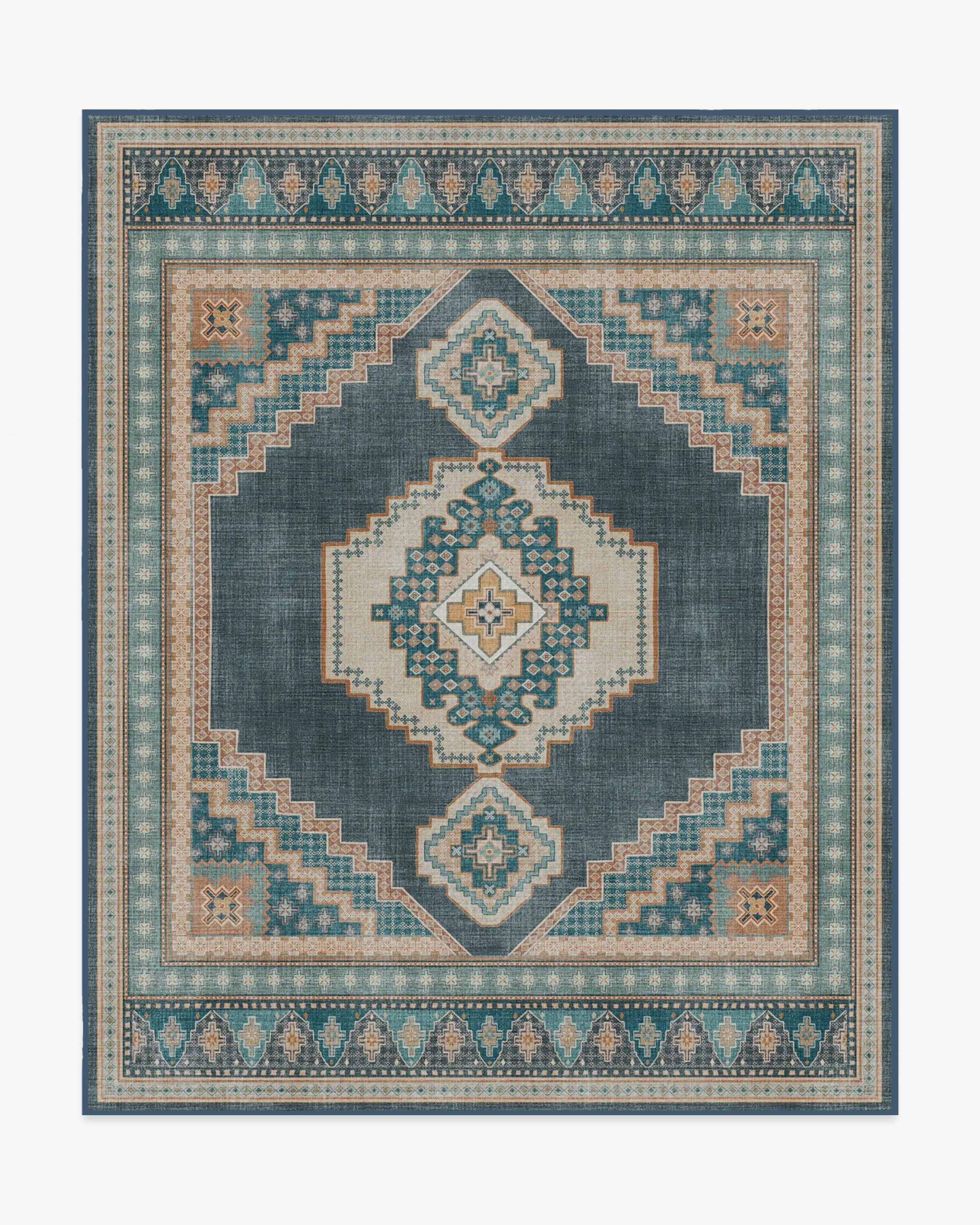 Rayne Soft Navy Rug - Image 4