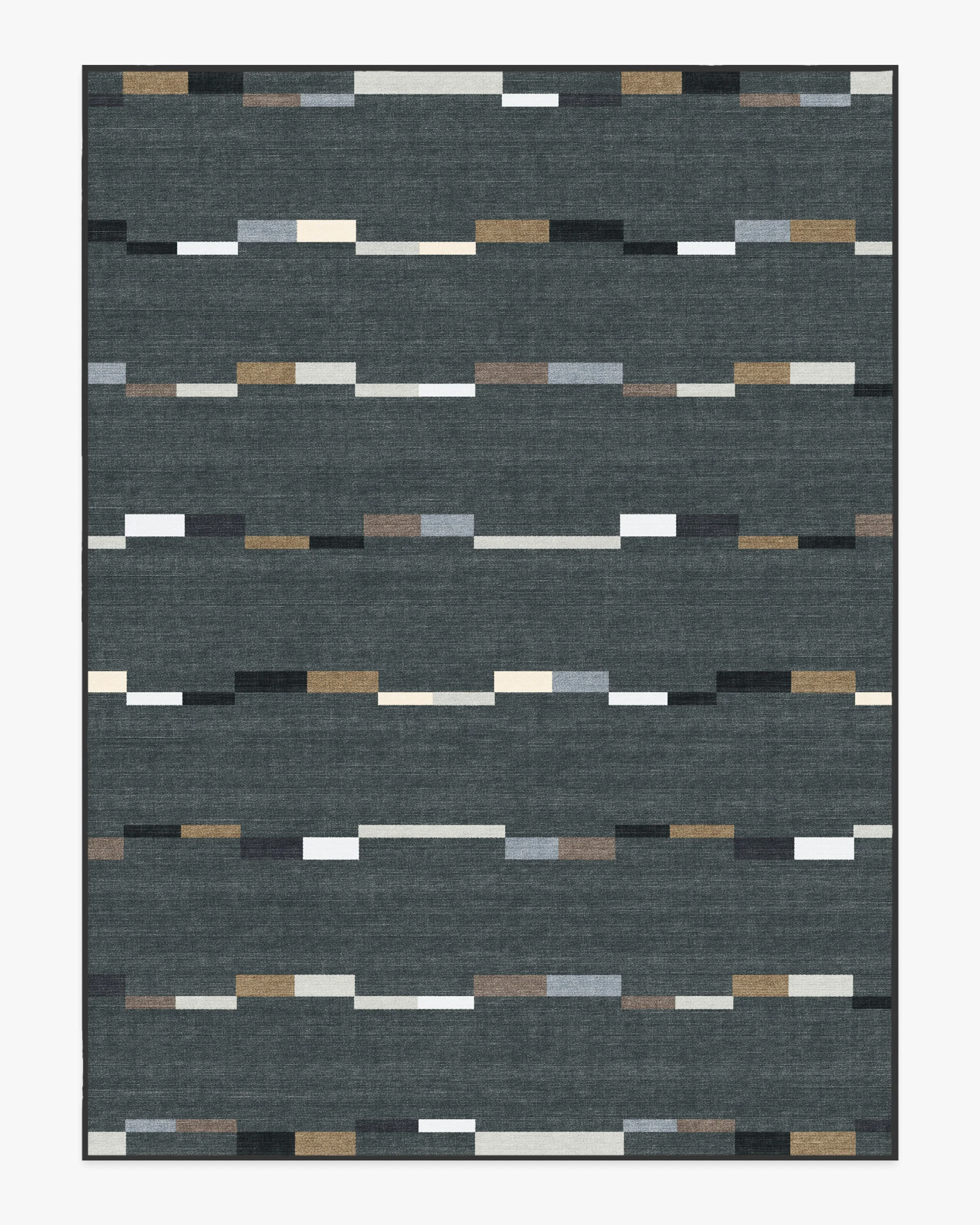 Rift Charcoal Flatwoven Rug - Image 10