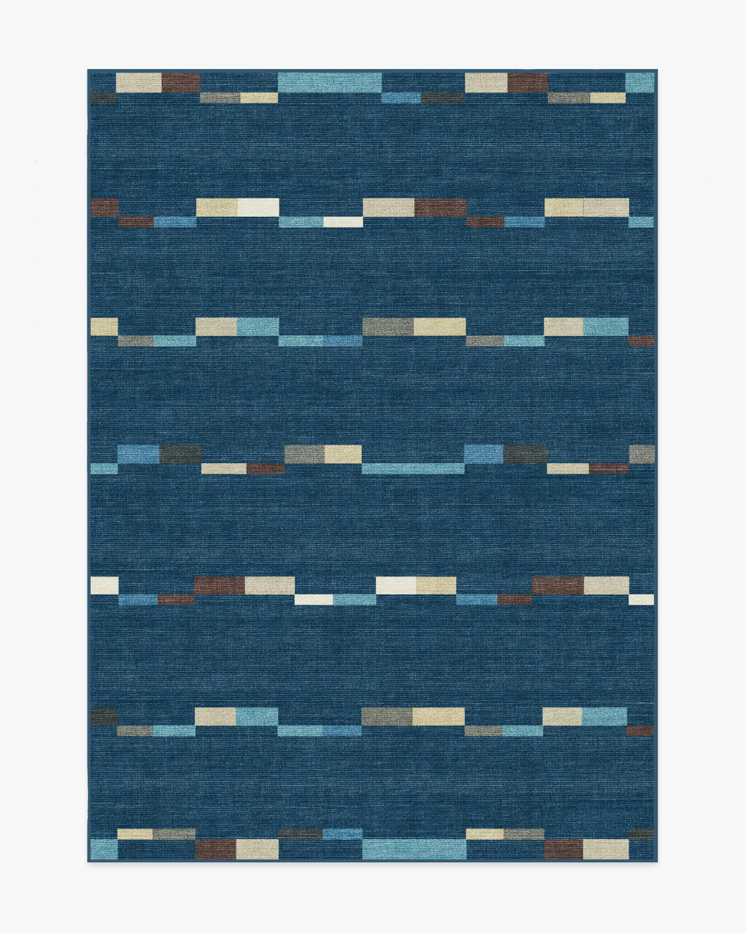 Rift Navy Rug