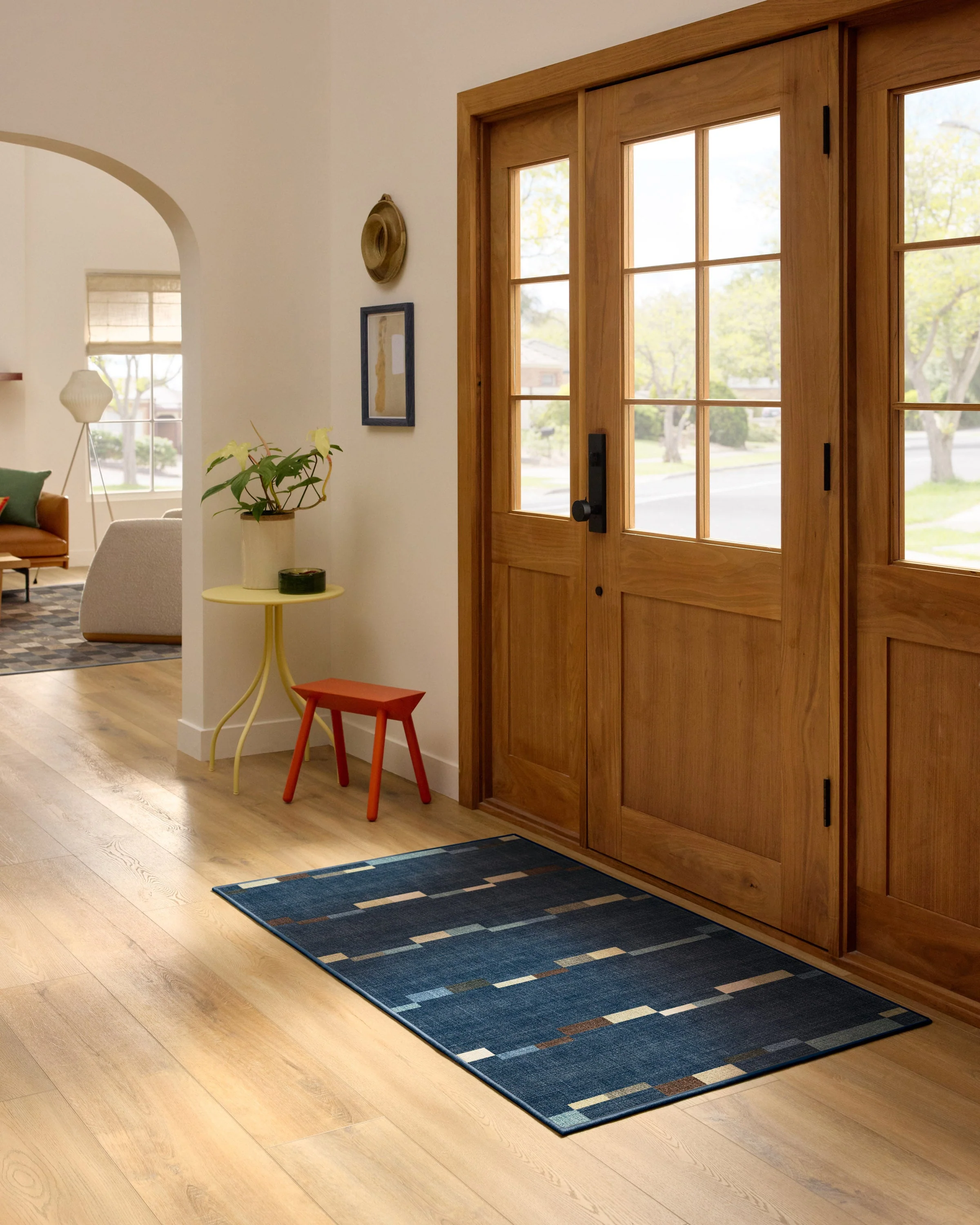 Rift Navy Rug - Image 5