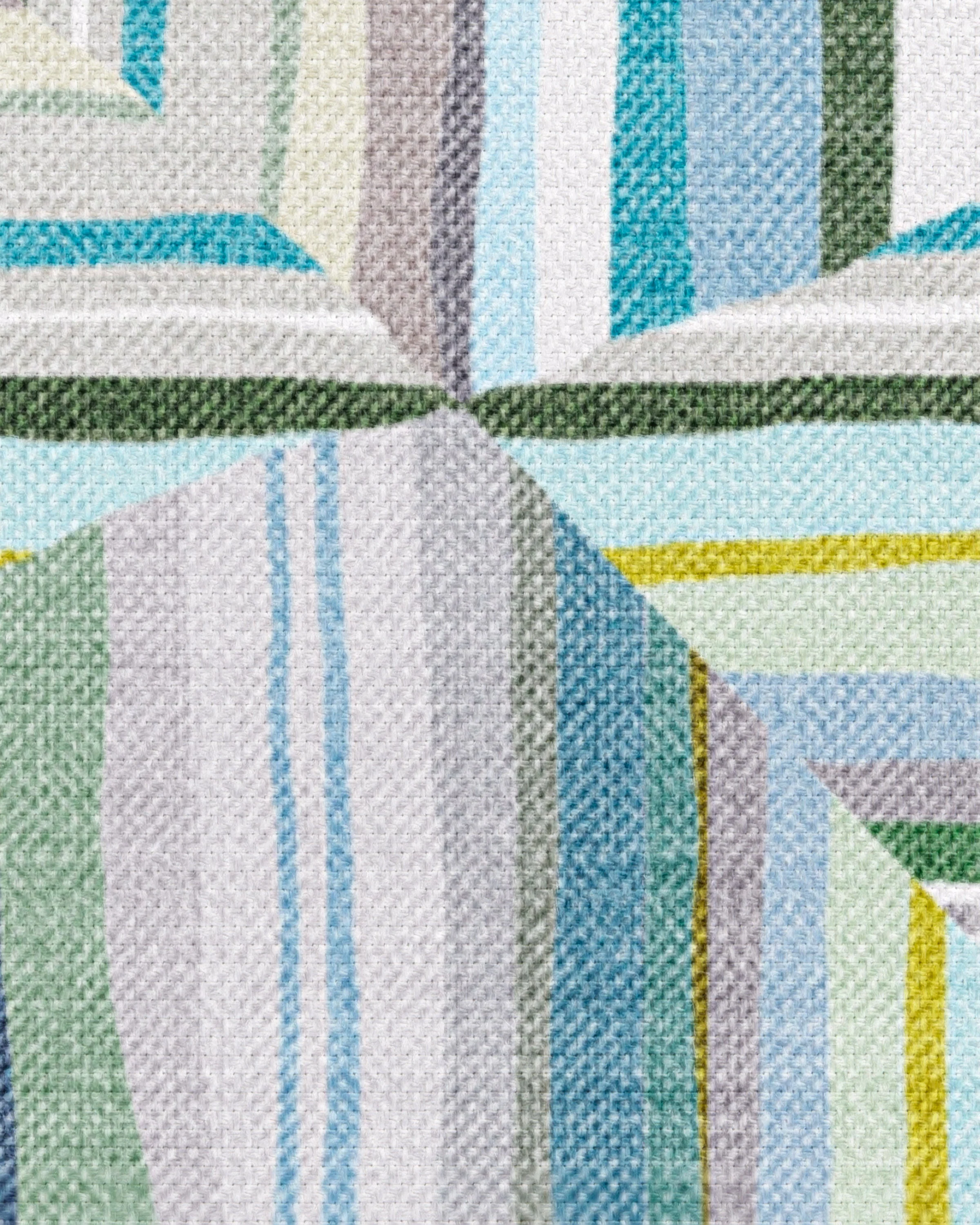 Riviera Teal Outdoor Rug - Image 2
