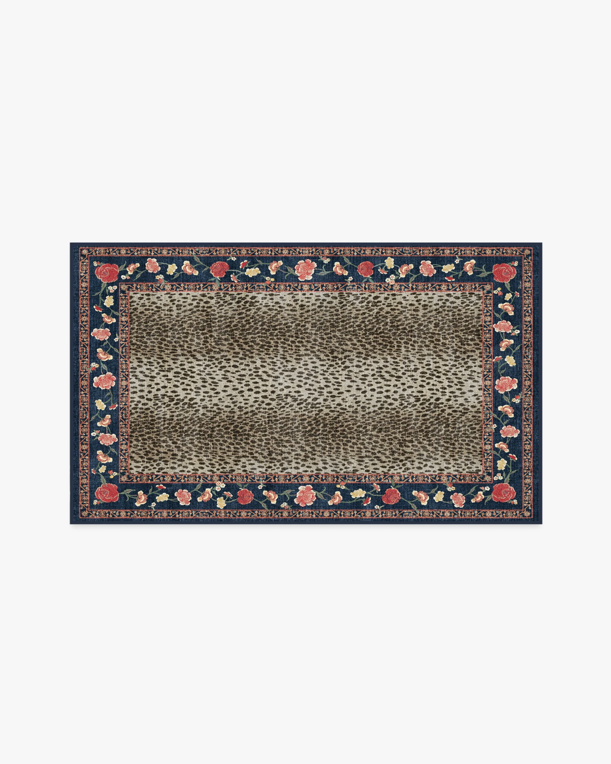 Kensington Sapphire & Brown Flatwoven Rug by RIXO - Image 11