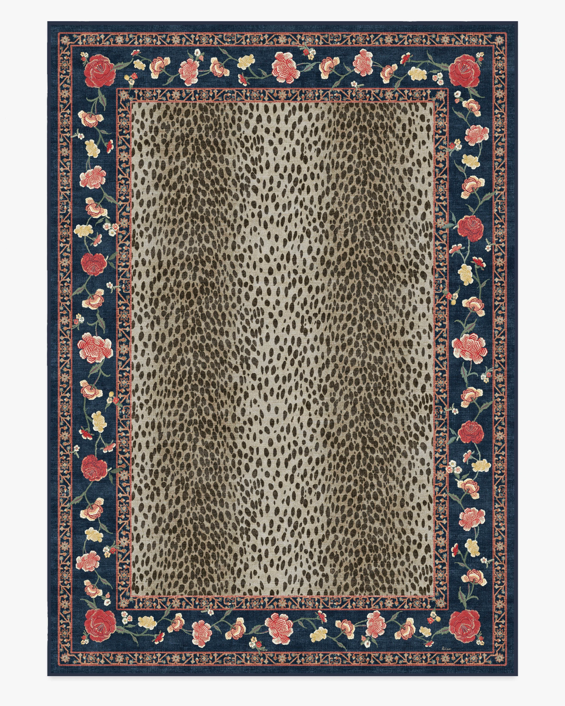 Kensington Sapphire & Brown Flatwoven Rug by RIXO - Image 16