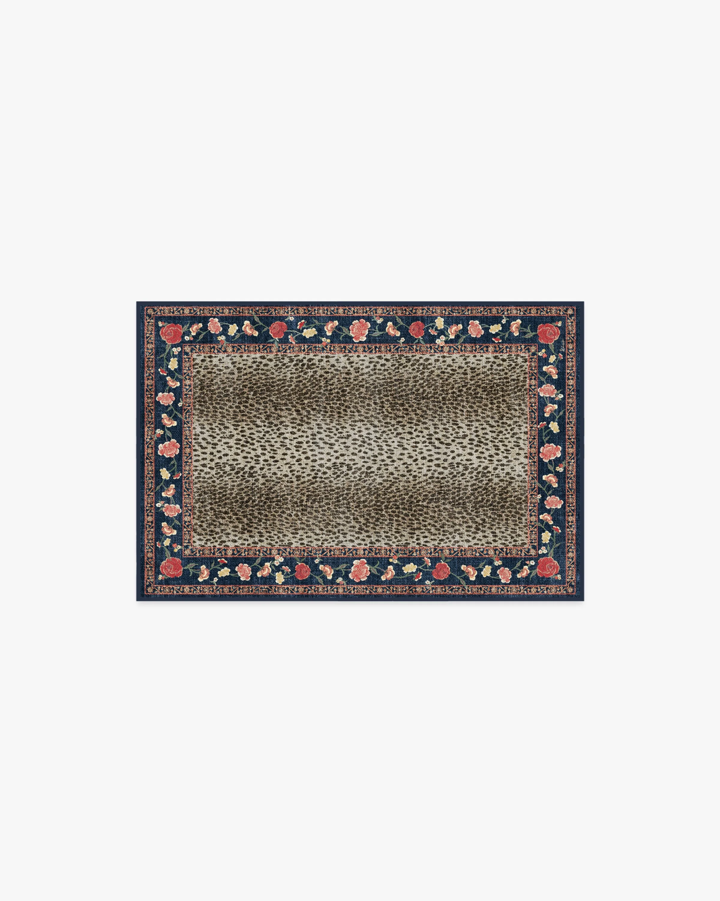 Kensington Sapphire & Brown Flatwoven Rug by RIXO - Image 7