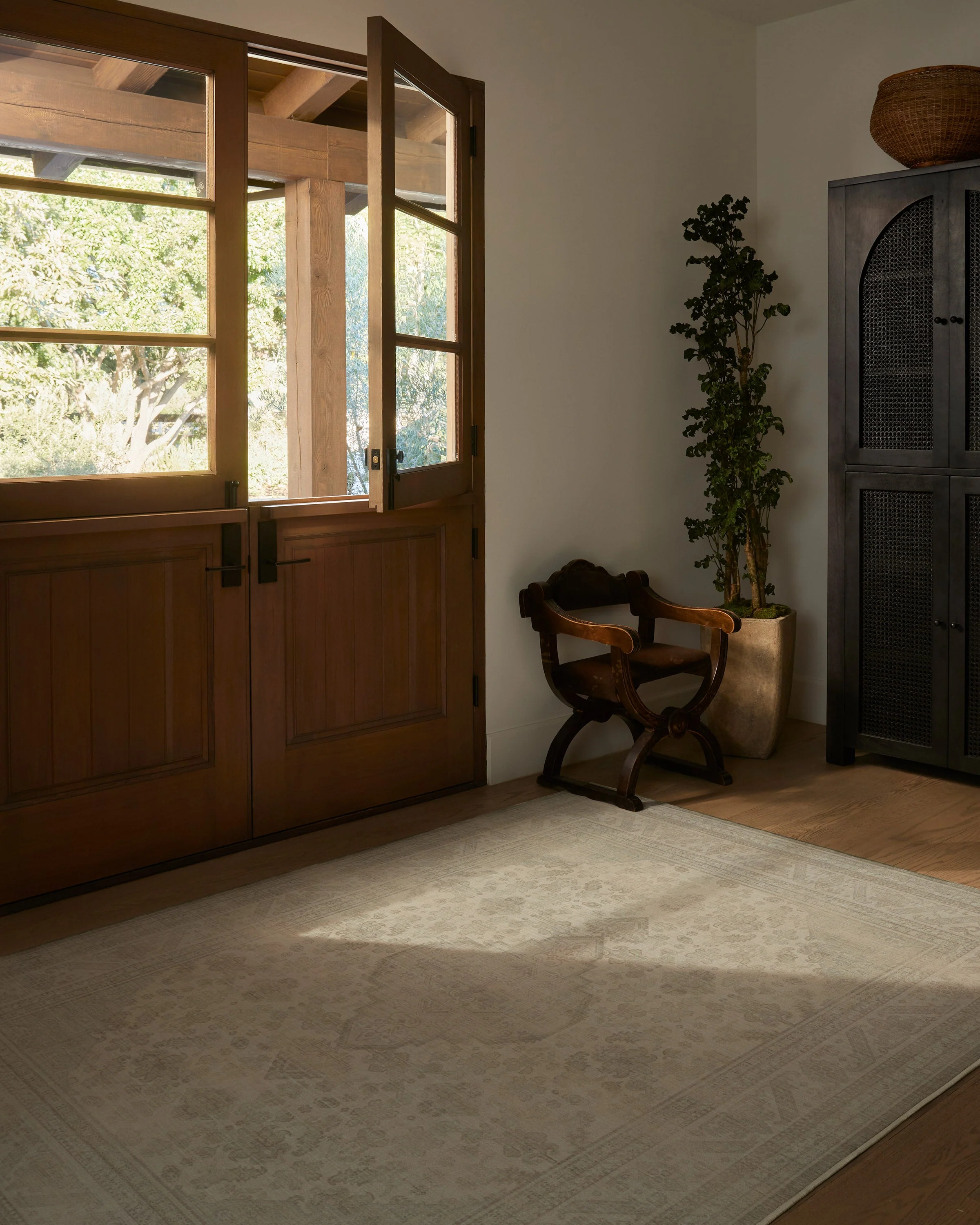 Rowan Soft Grey & Ivory Flatwoven Rug - Image 3