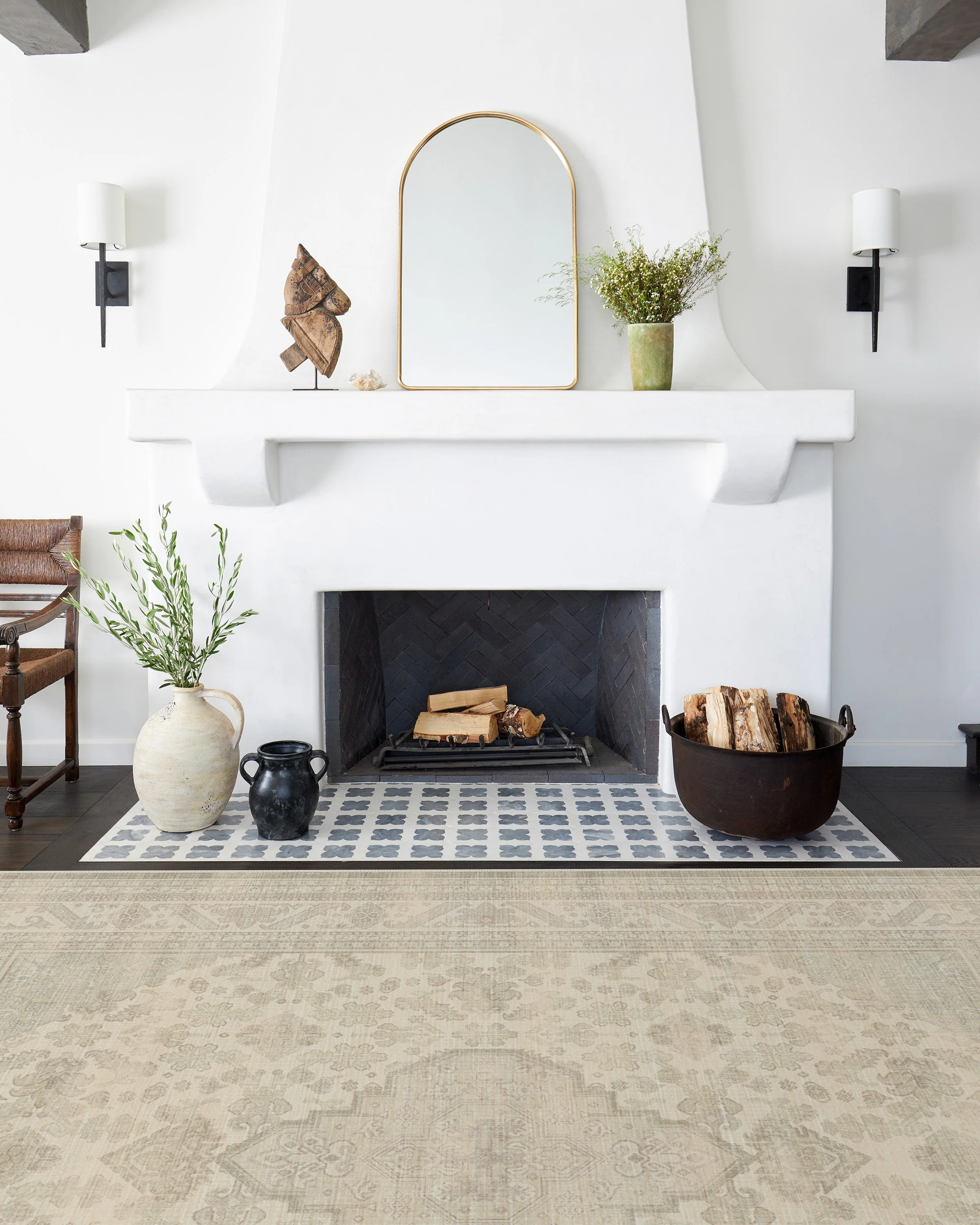 Rowan Soft Grey & Ivory Flatwoven Rug - Image 8