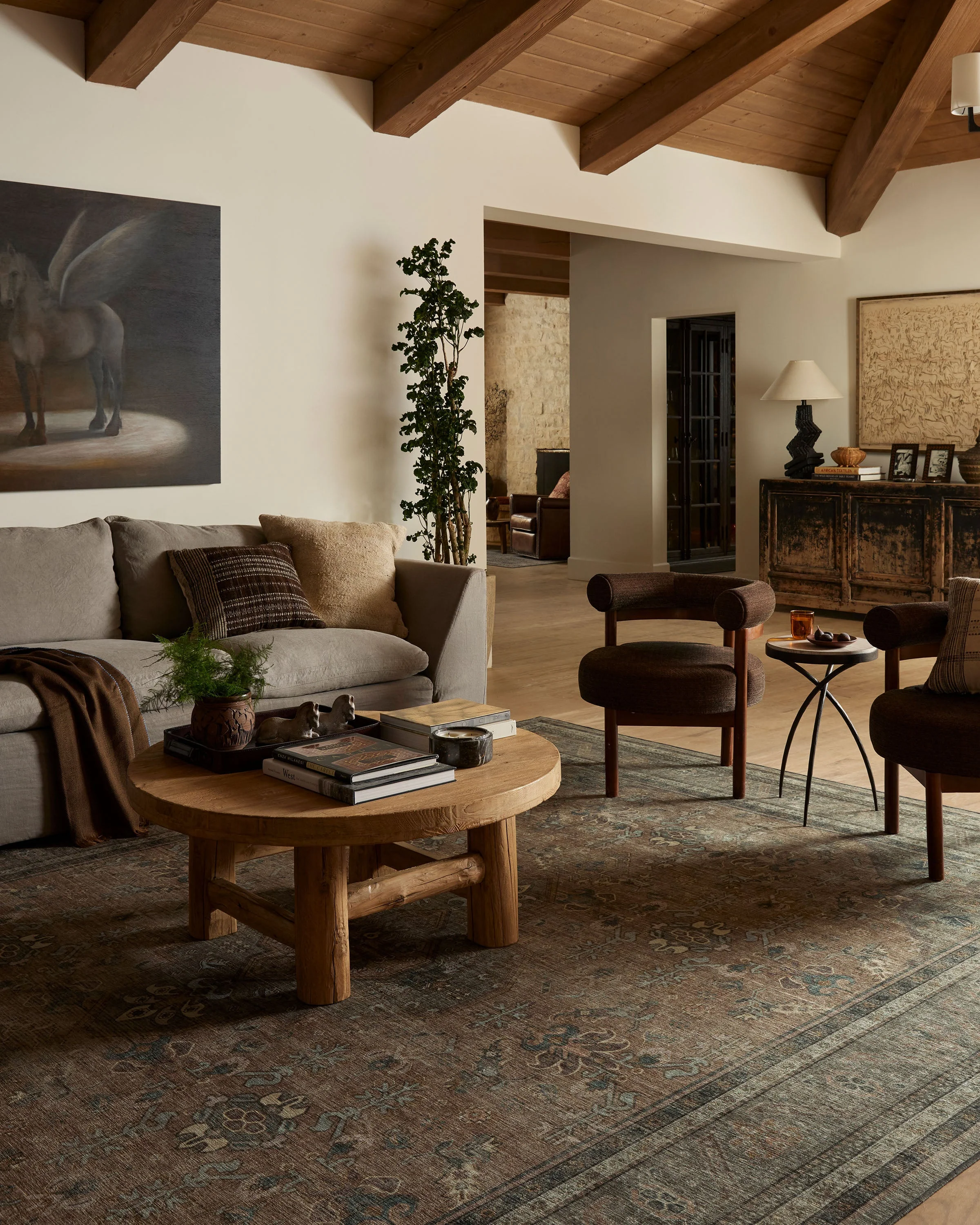 Rowan Stone & Soft Clay Flatwoven Rug - Image 8