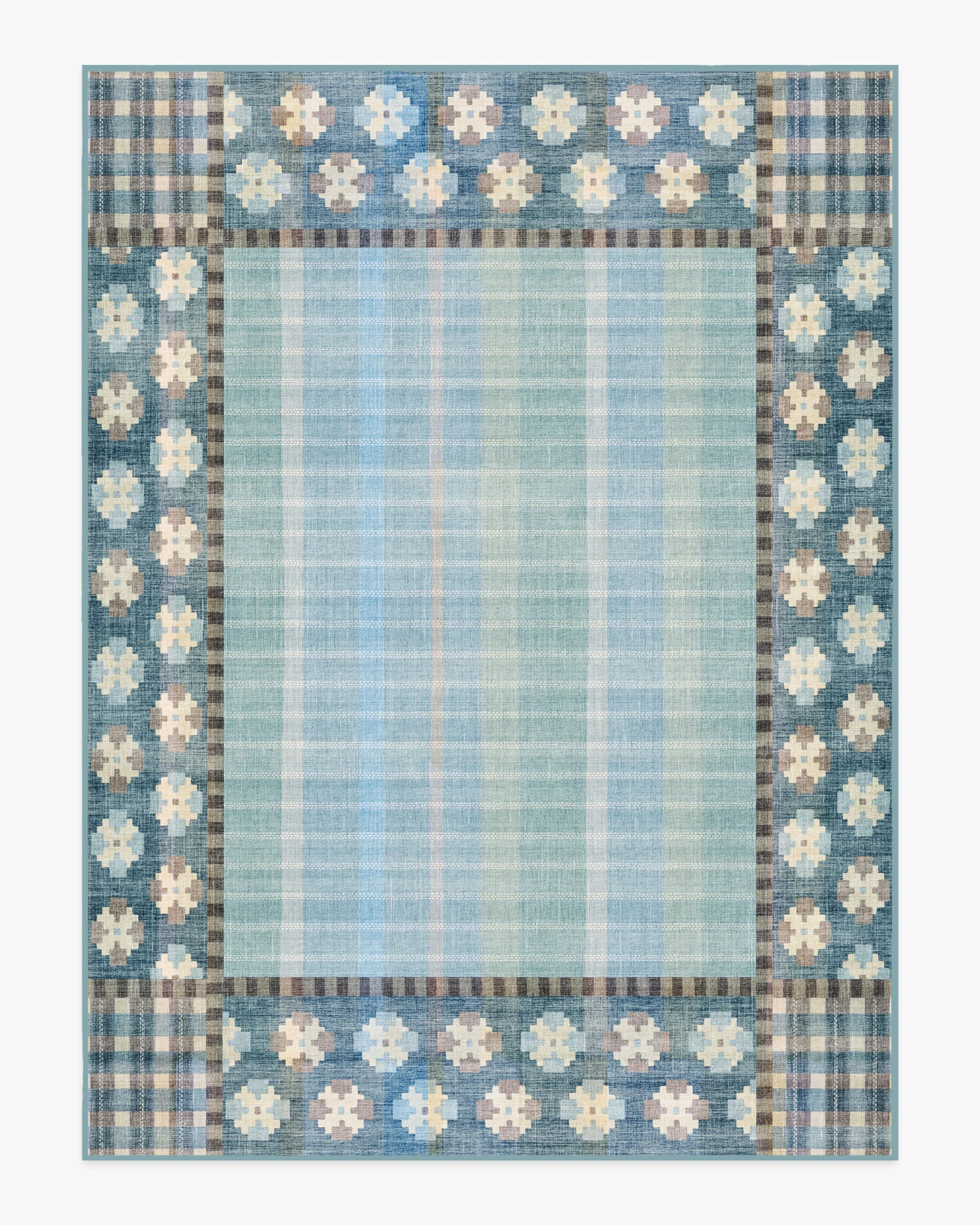 Rowley Blue Rug - Image 8