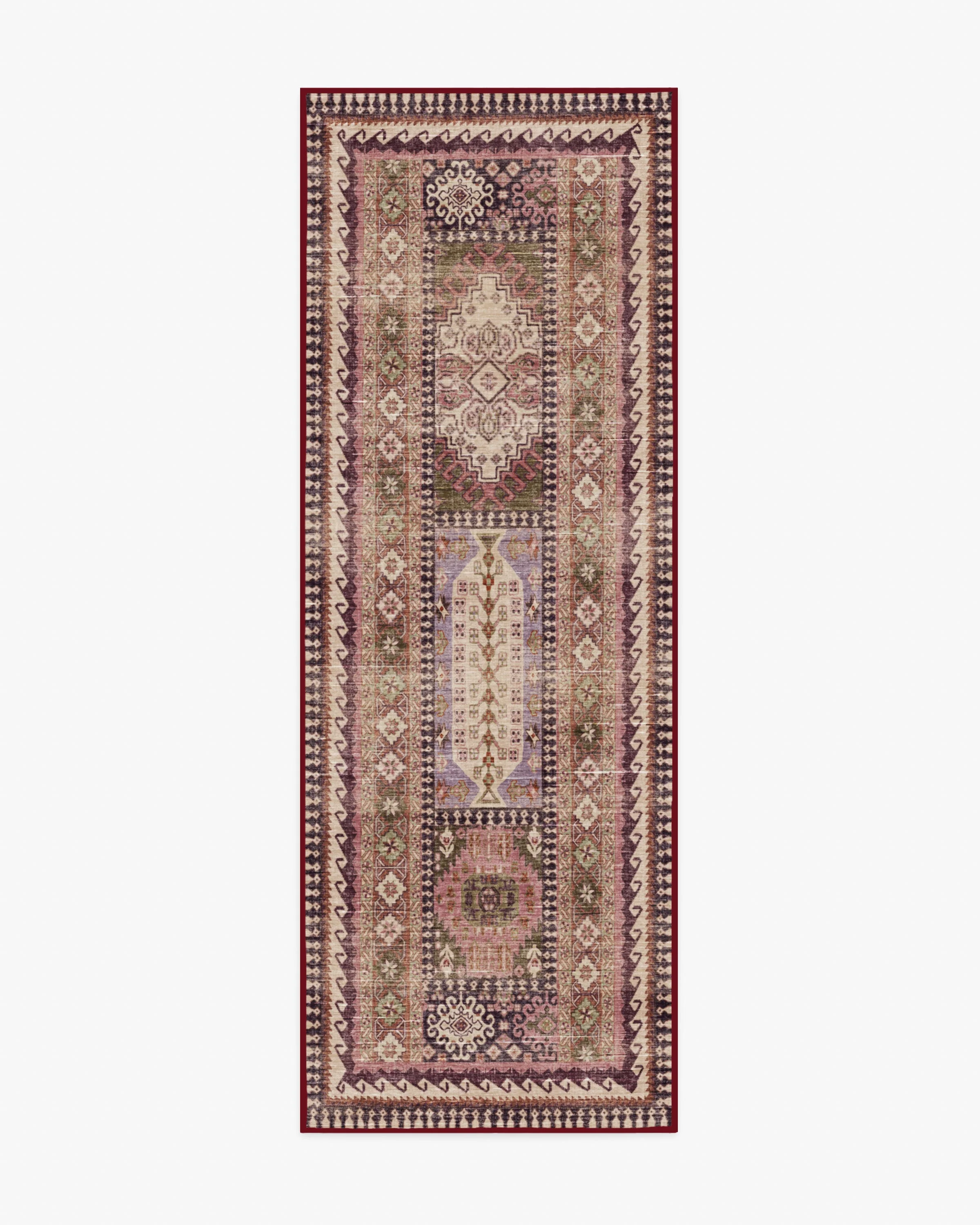 Rumi Mauve & Olive Rug - Image 3